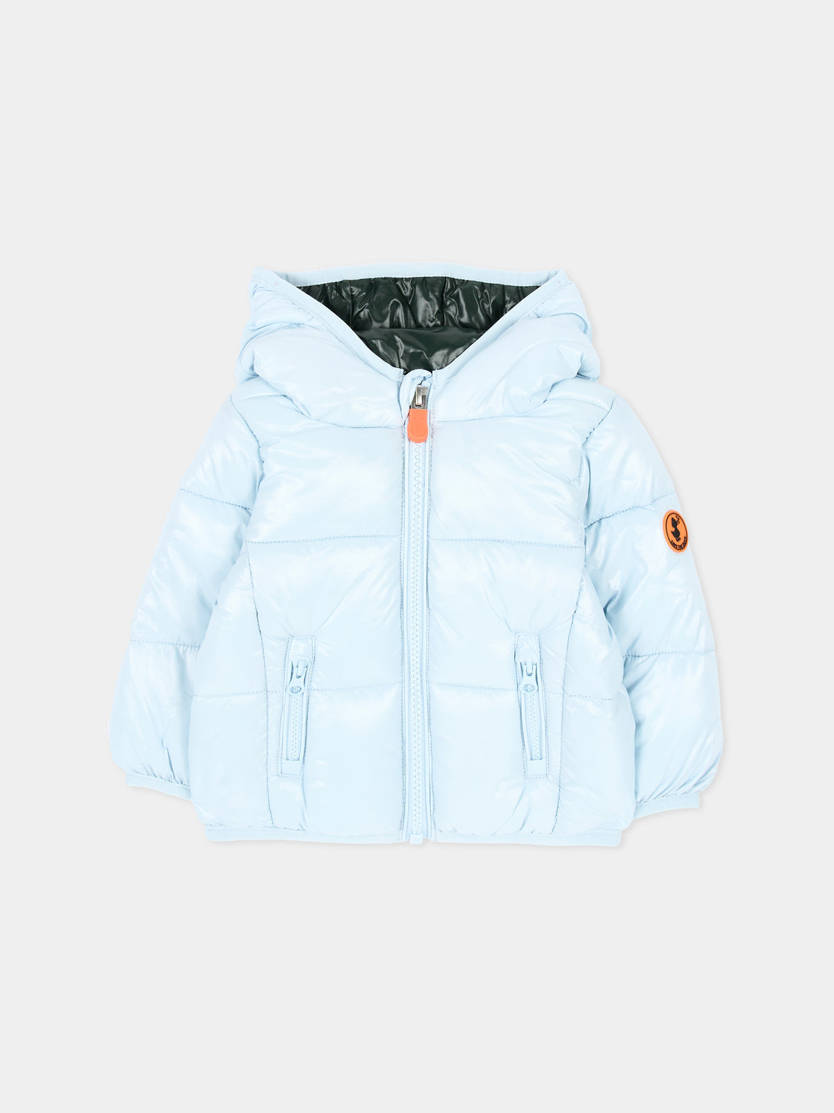 Piumino azzurro Jody per neonato,Save The Duck Kids,I33231X LOVE23 90077