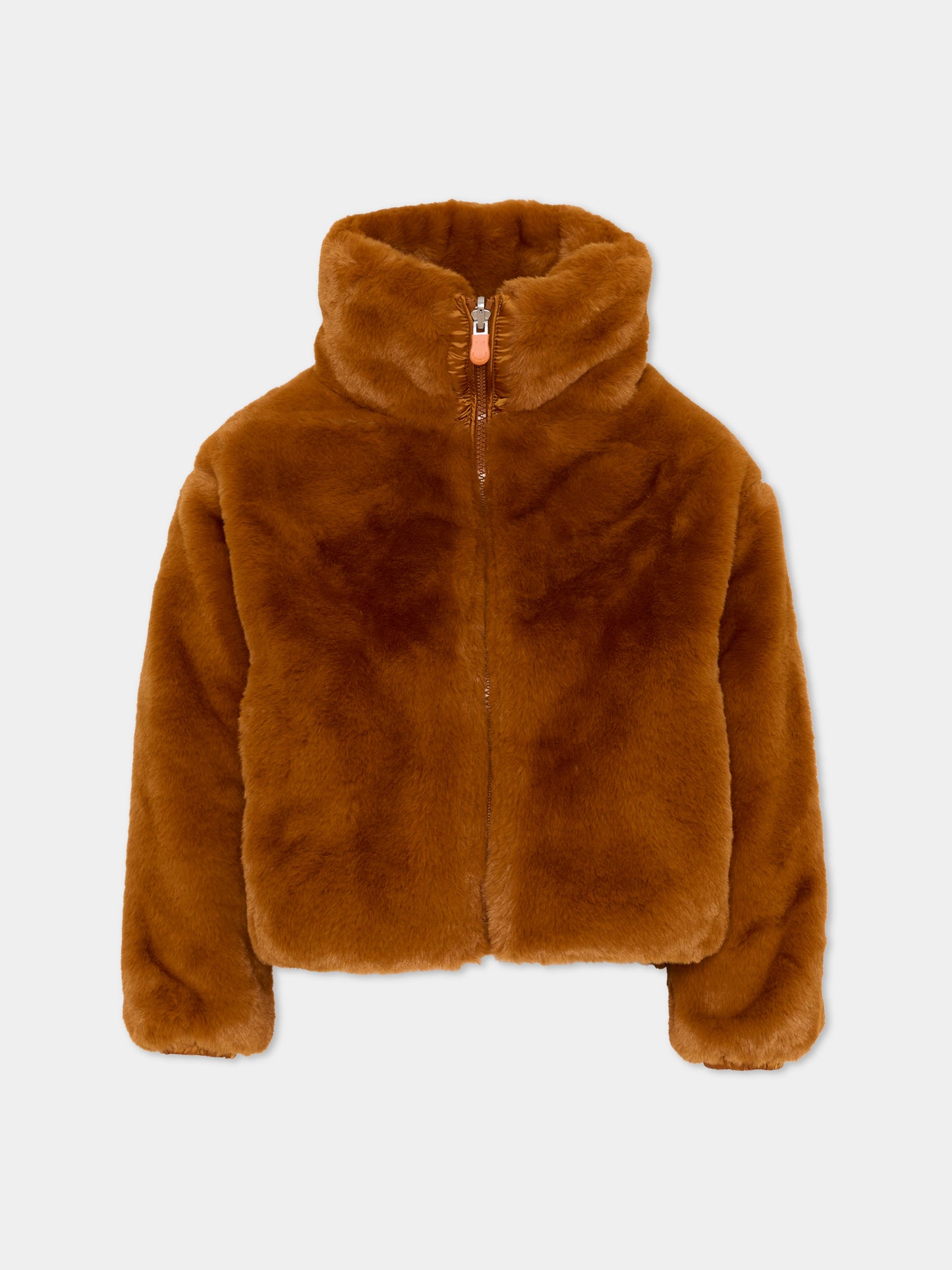 Ecopelliccia Ceri beige per bambina,Save The Duck Kids,J31352G FURY21 40044