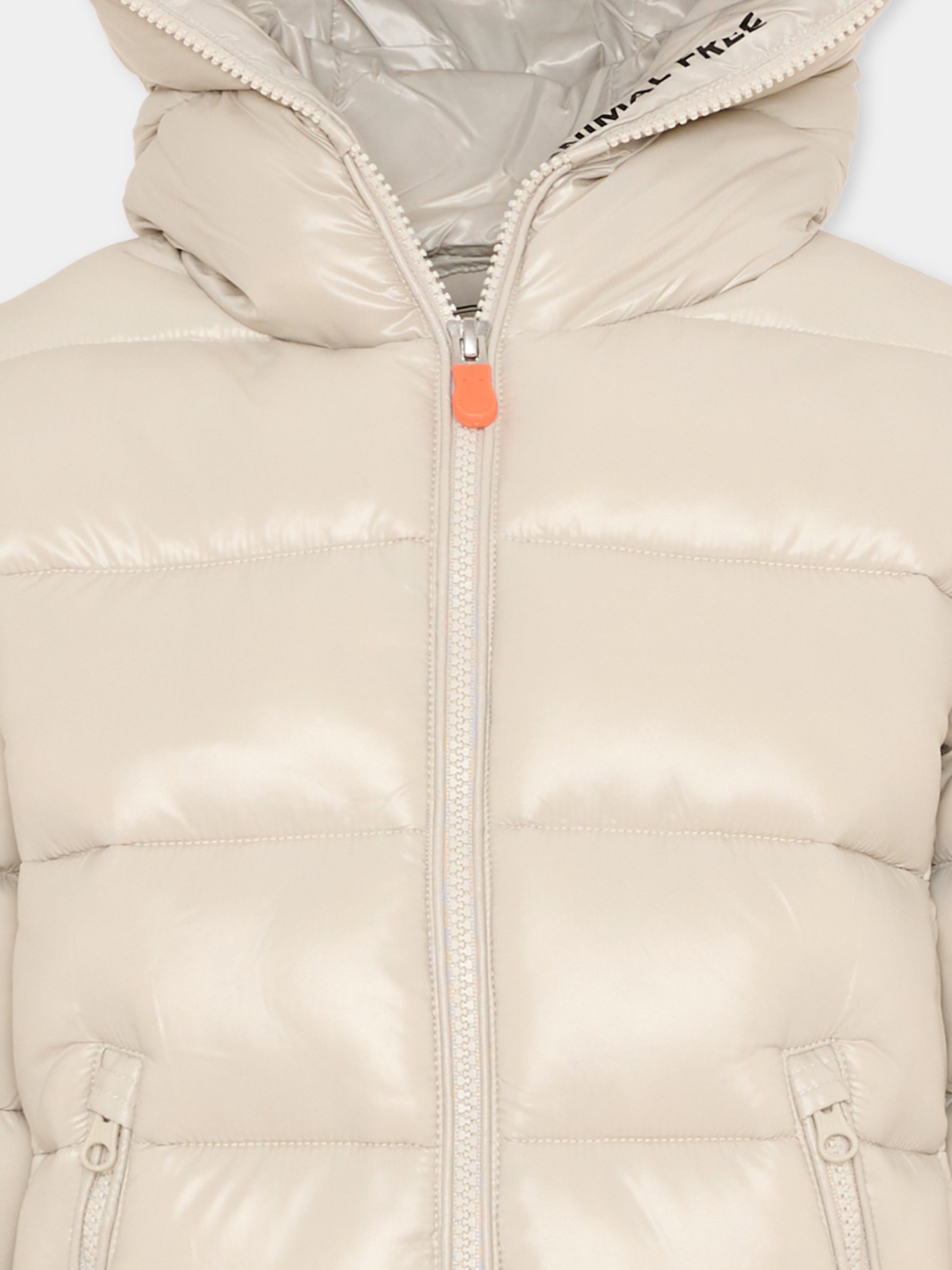 Piumino Kate beige per bambini,Save The Duck Kids,J38090G LOVE21 40019