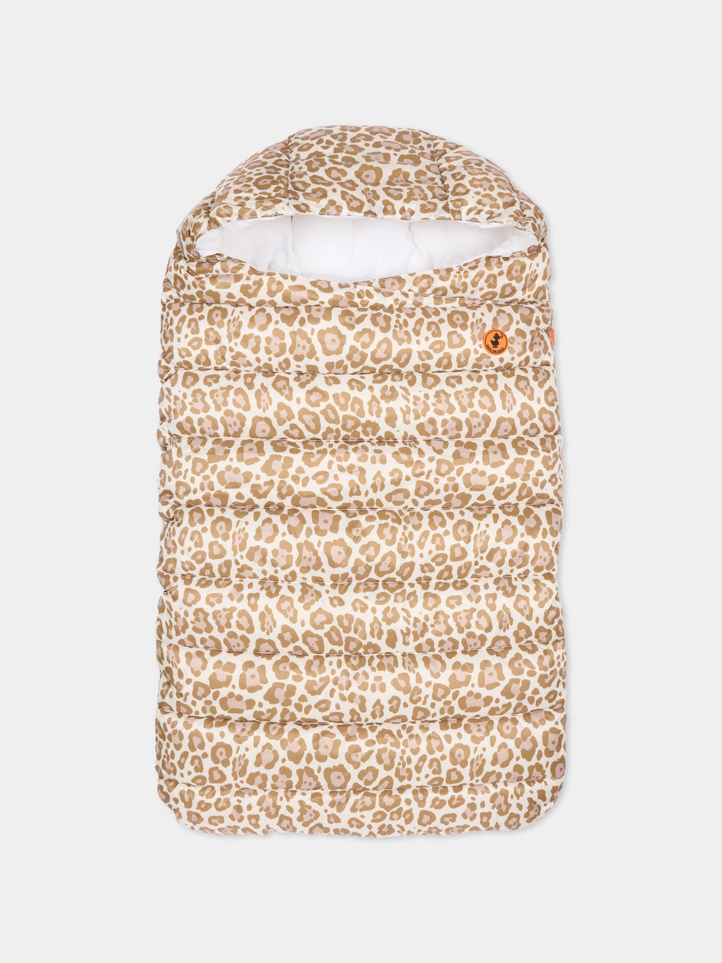 Sacco nanna Buz marrone per neonati con logo,Save The Duck Kids,I30001X MILA21 21647