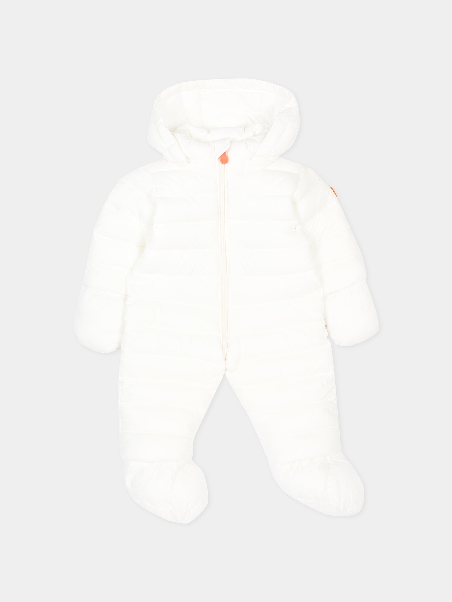Piumino Storm bianco per neonati con logo,Save The Duck Kids,I30002X GIGA21 00002