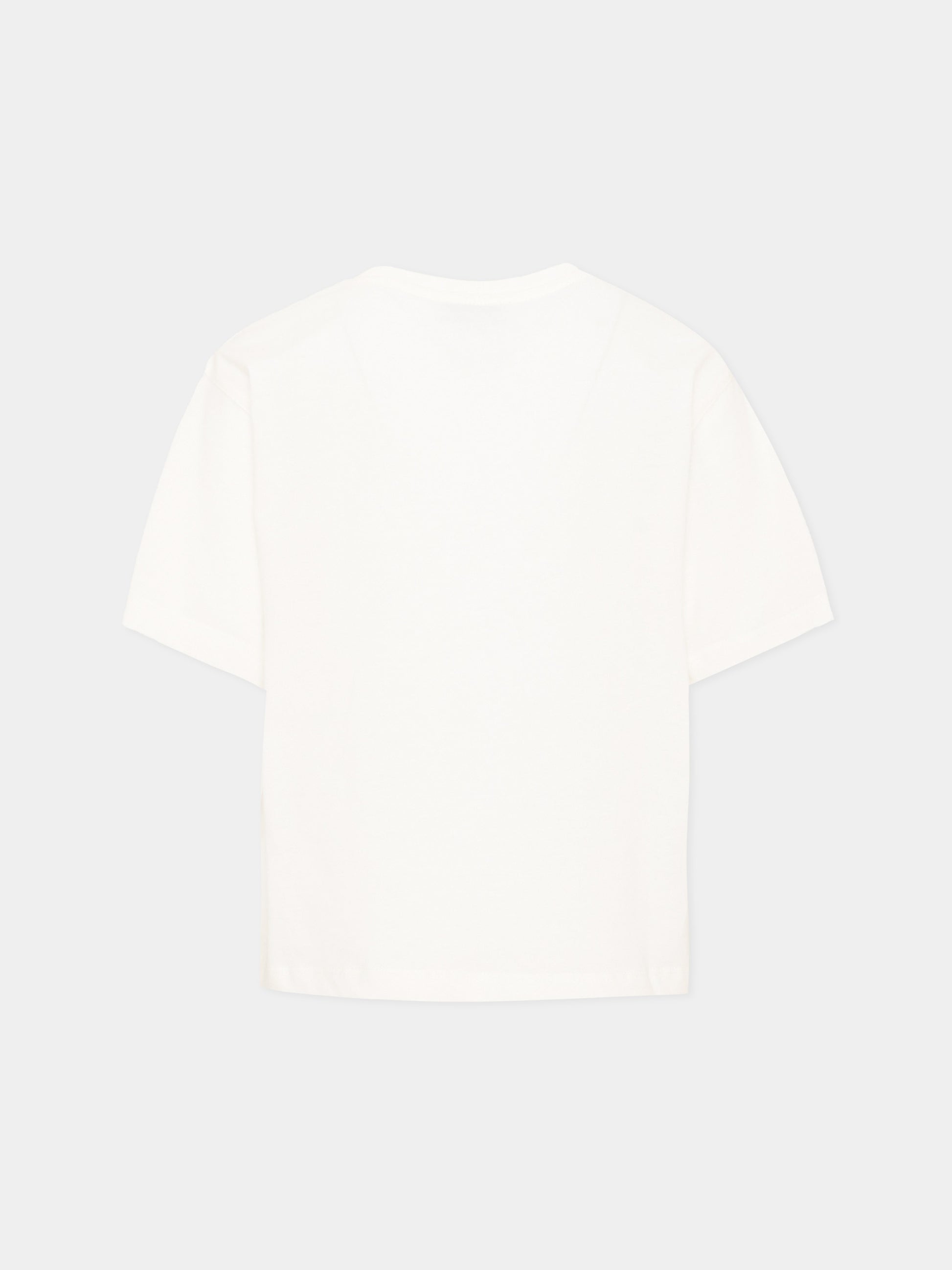 T-Shirt avorio per bambina con logo,Philosophy,I1F613 6203 P001