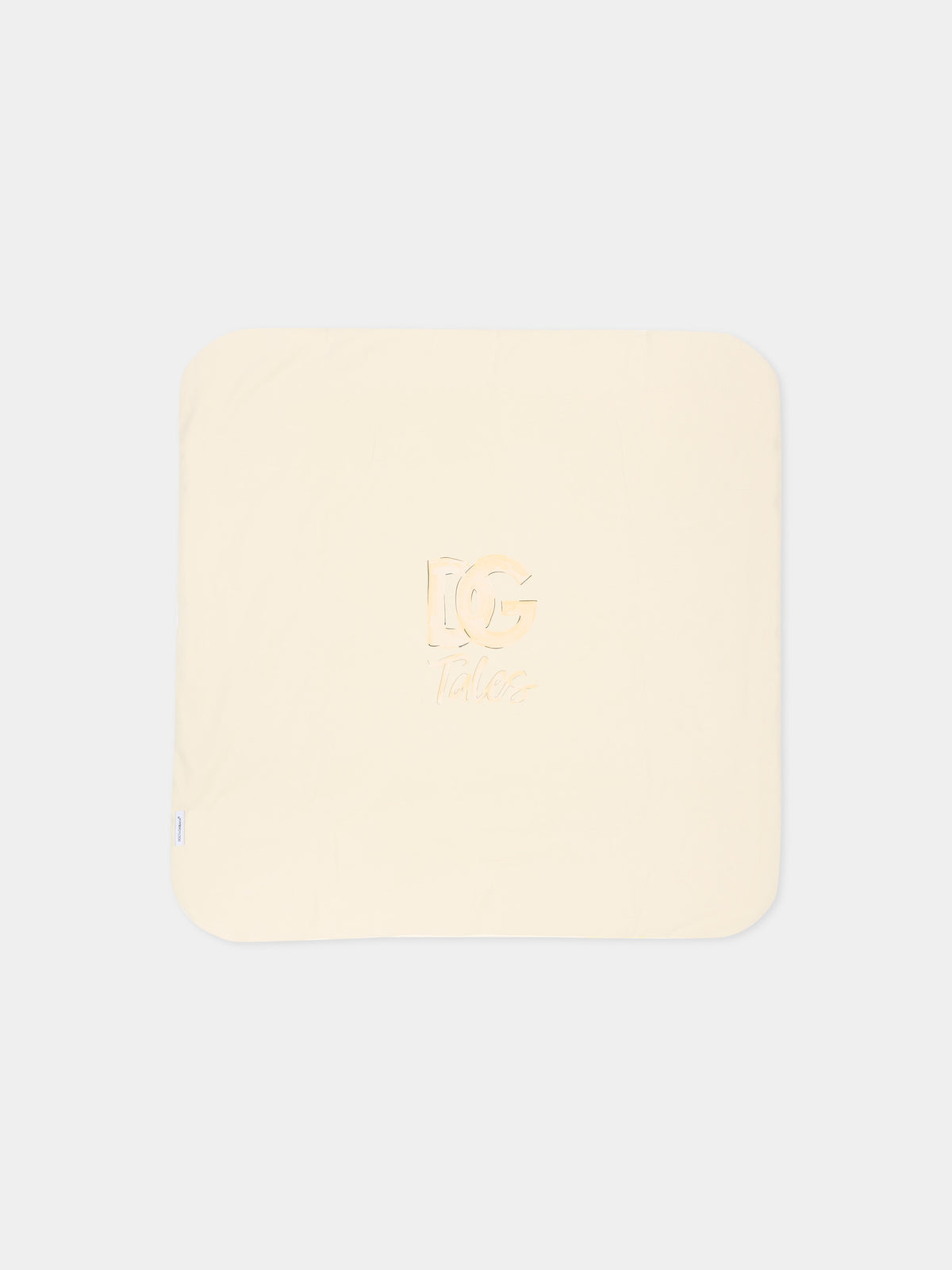 Coperta beige per neonato con stampa,Dolce & Gabbana Kids,LNJAJ0 G7P8L S9000