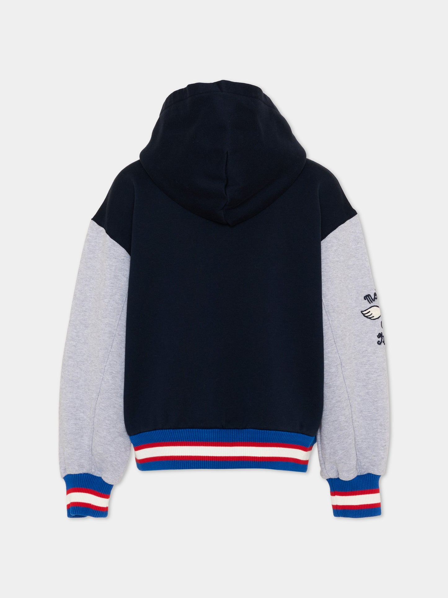 Felpa blu per bambino con logo,Dolce & Gabbana Kids,L4JB8F G7P6N S9000