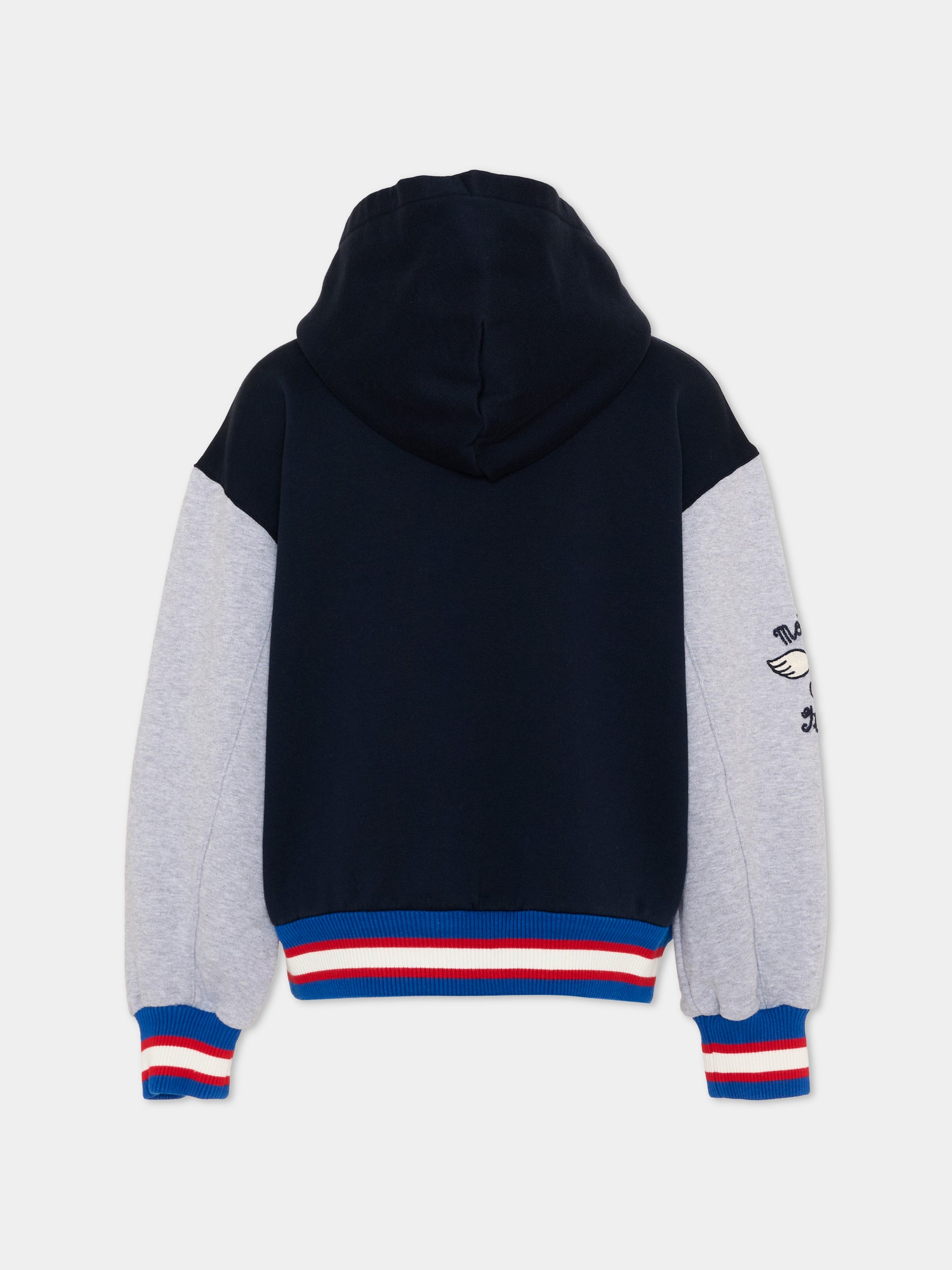 Felpa blu per bambino con logo,Dolce & Gabbana Kids,L4JB8F G7P6N S9000