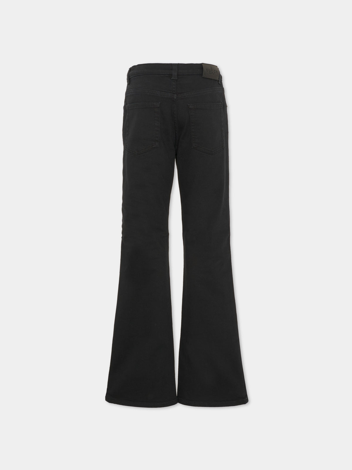 Jeans nero per bambino svasato,Gucci Kids,870025 XDC41 1168