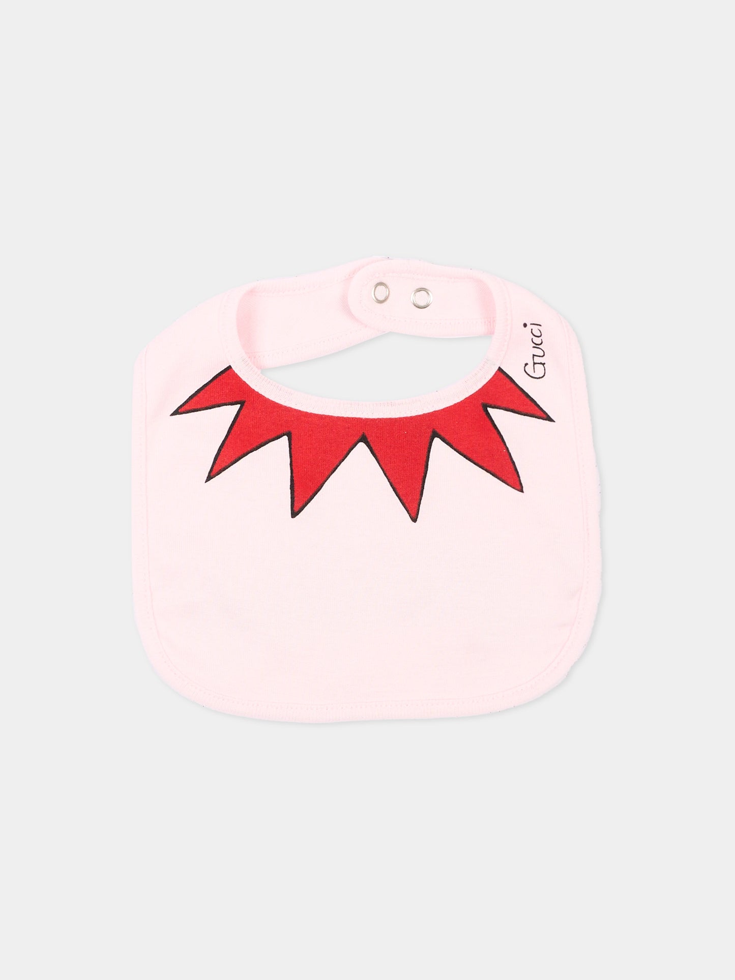 Set Tutine rosa per neonata stampato,Gucci Kids,873813 XJHZD 5595