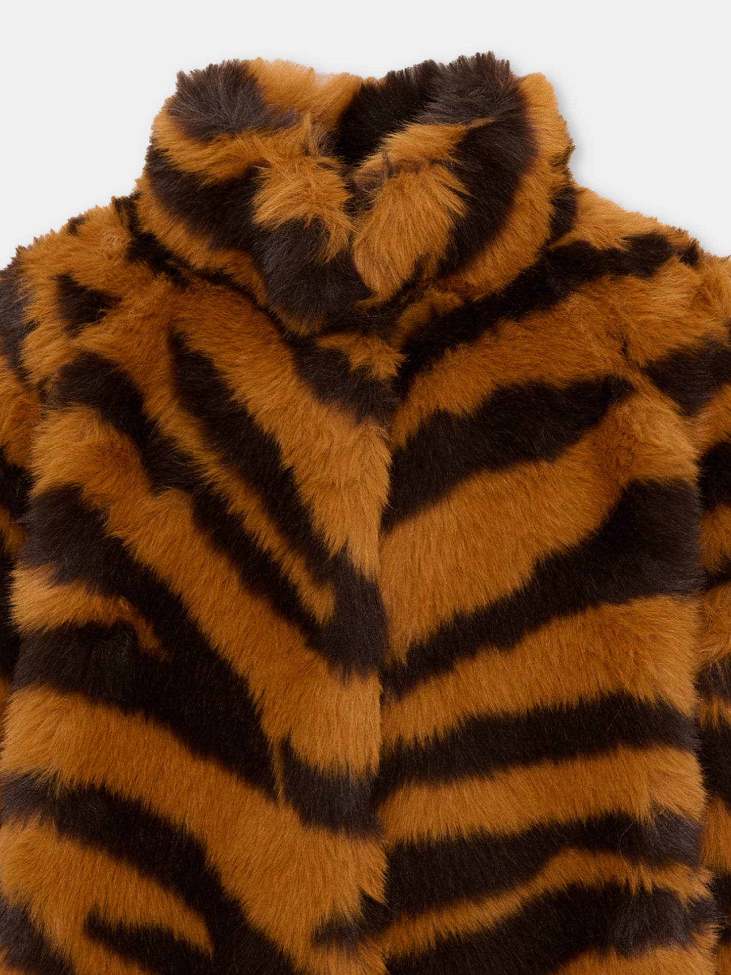 Ecopelliccia animalier per bambina
