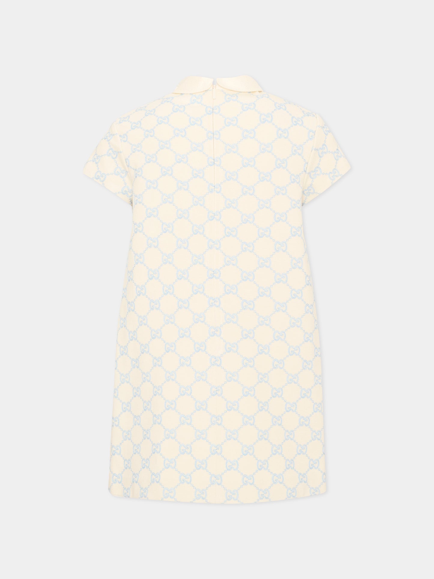 Abito elegante avorio per bambina GG