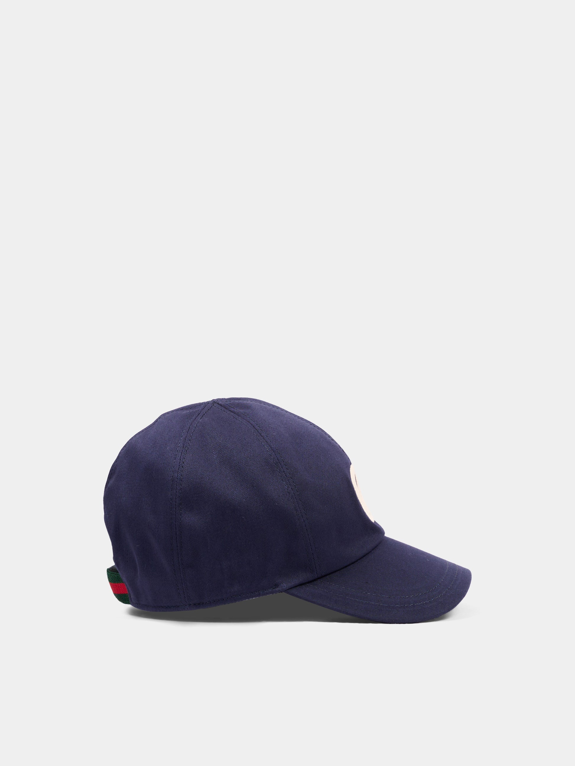 Cappello blu con logo GG per bambini,Gucci Kids,871372 3HBLM 4266