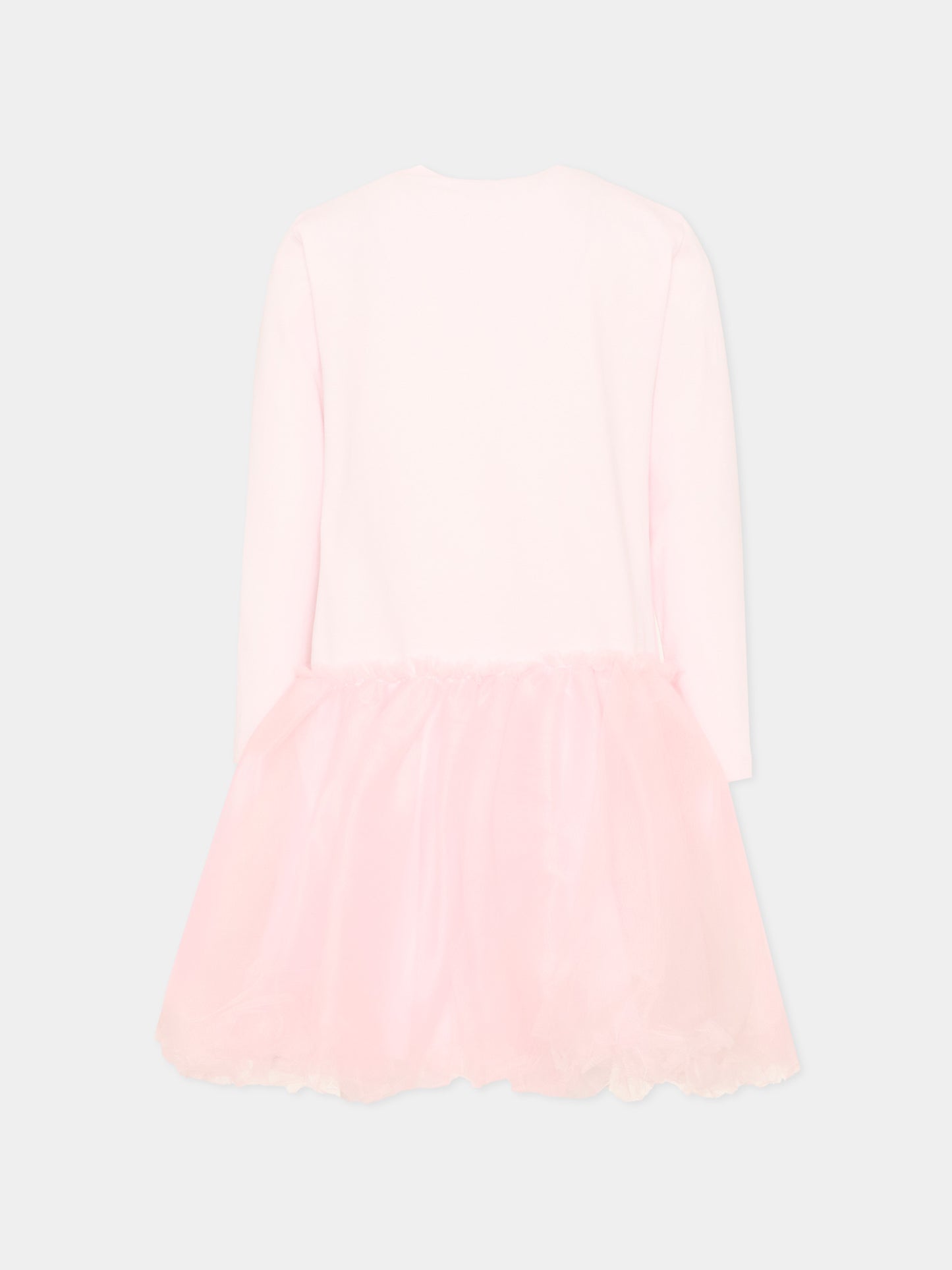 Vestito rosa con tulle per bambina con Jessie di Toy Story,Monnalisa,19H910NP 8004 0091
