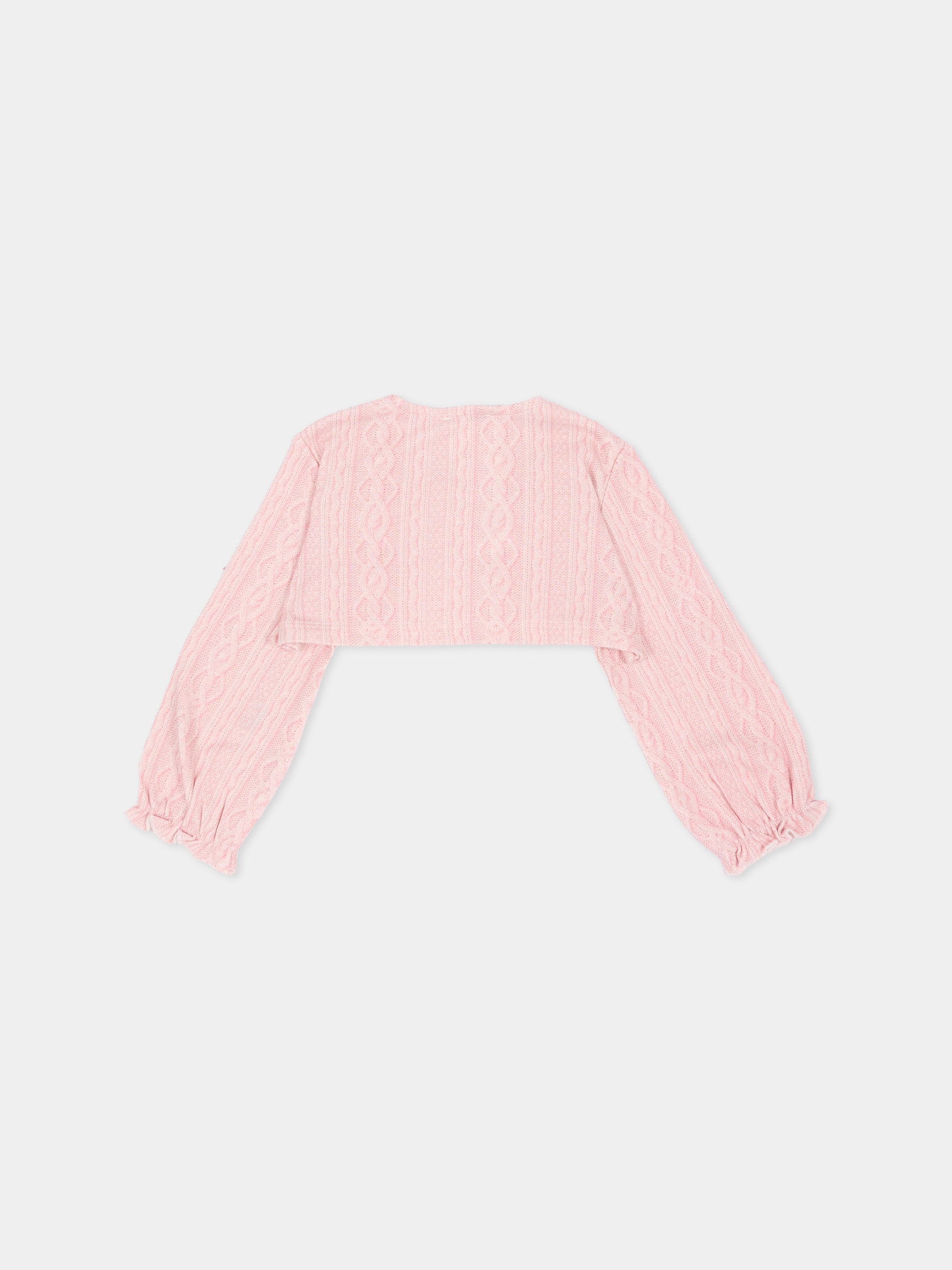 Vestito avorio per neonata con conigli,Monnalisa,35H507 8001 0191