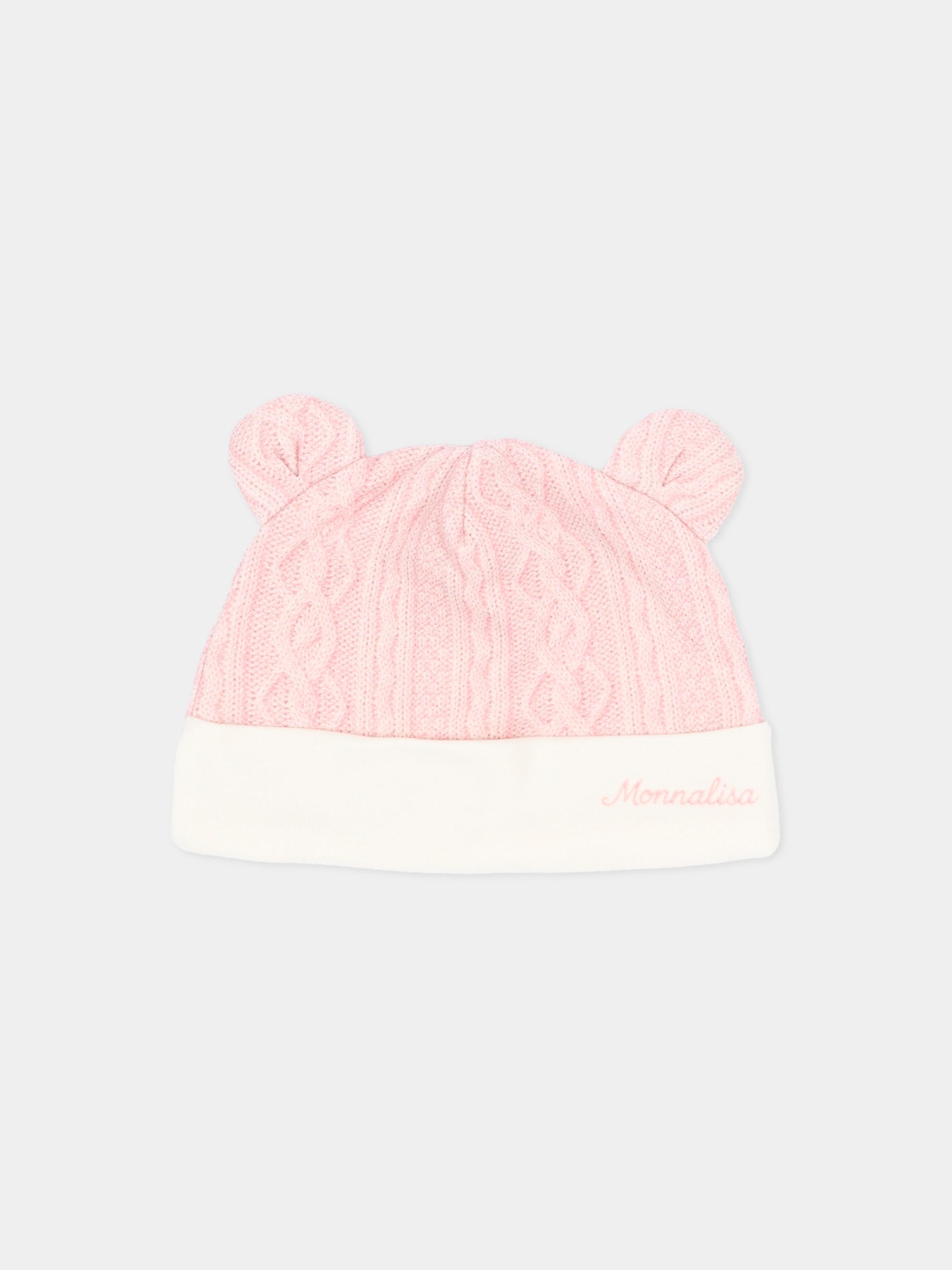 Set Tutina rosa per neonata con orsetto,Monnalisa,35H506 8001 0191