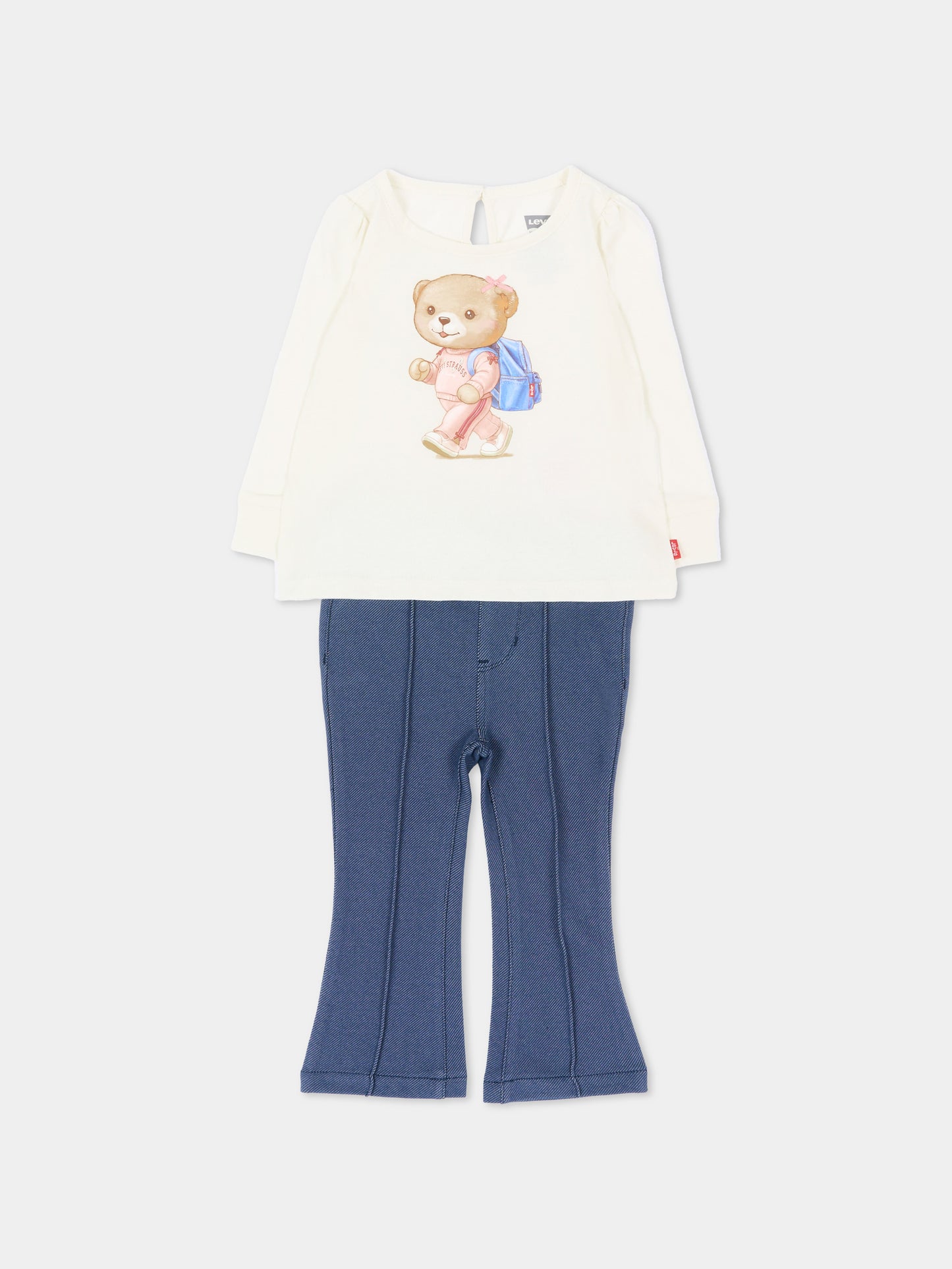 Completo lungo blu per neonata,Levi's Kids,1ER588 W0E