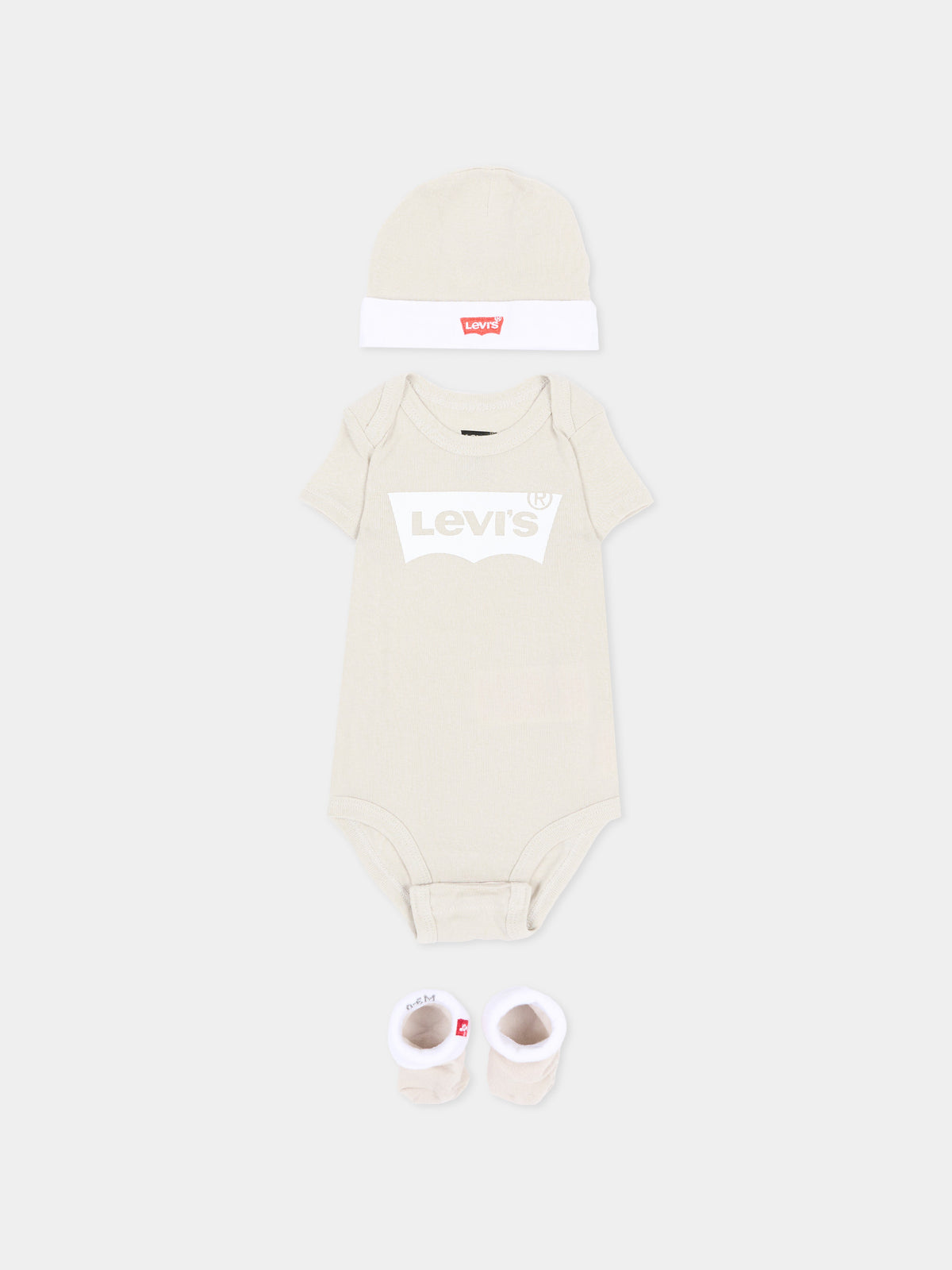 Set Tutine avorio per neonati con logo,Levi's Kids,LL0019 J95