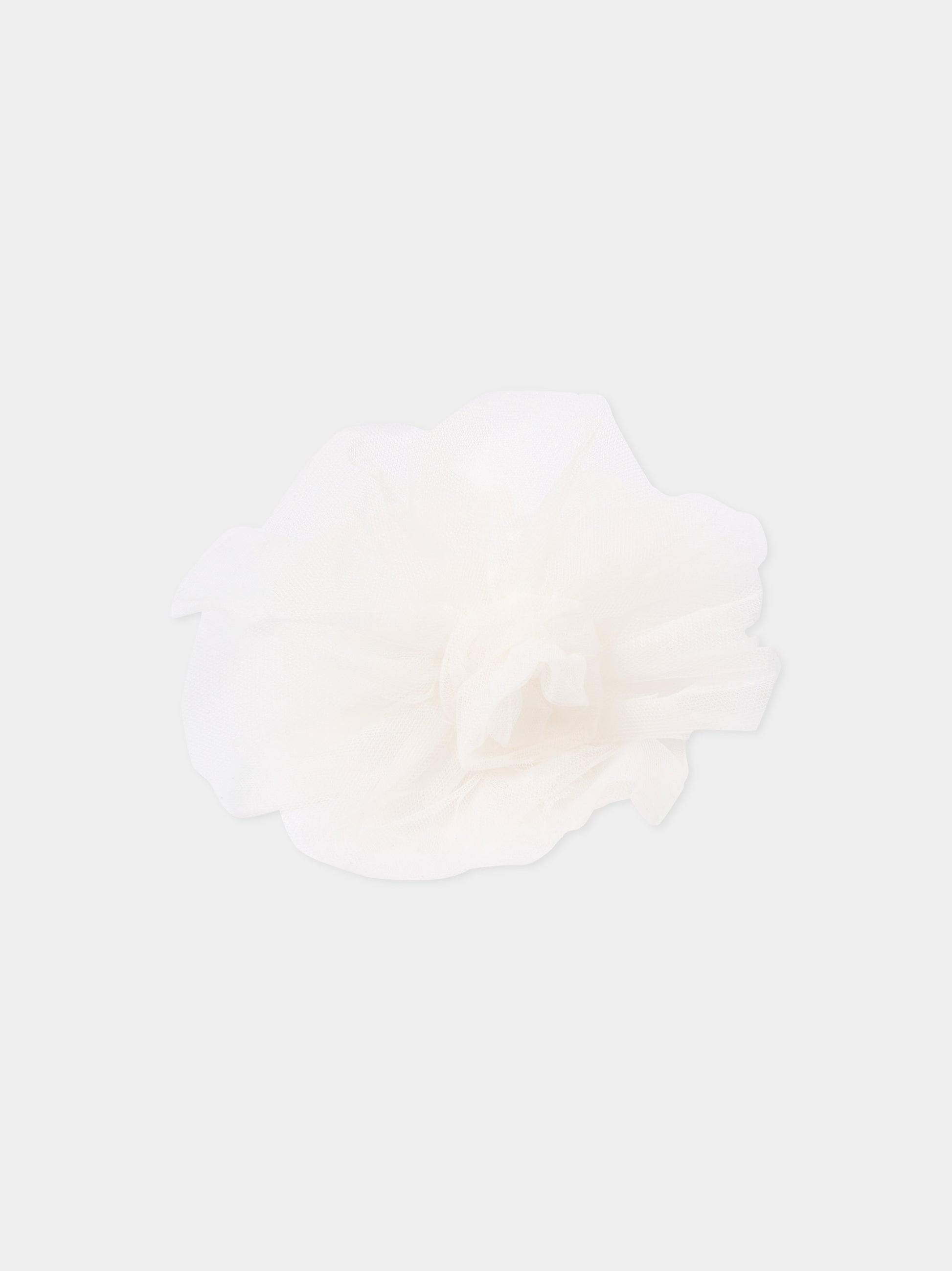 Cerchietto bianco per bambina con fiore,Colorichiari,FL948464 AF764 20