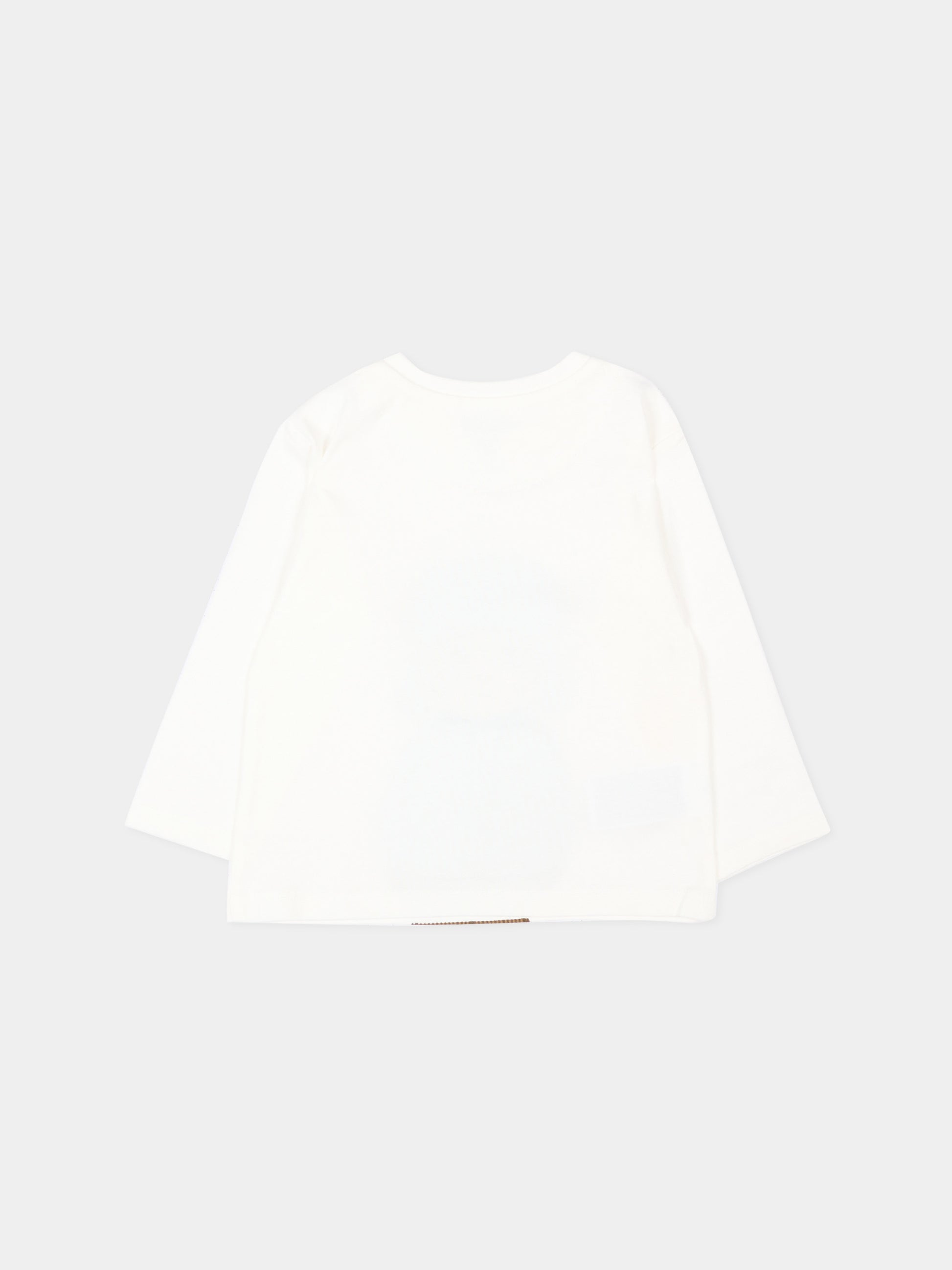 T-Shirt avorio per neonato con animale,Mayoral,2015 018