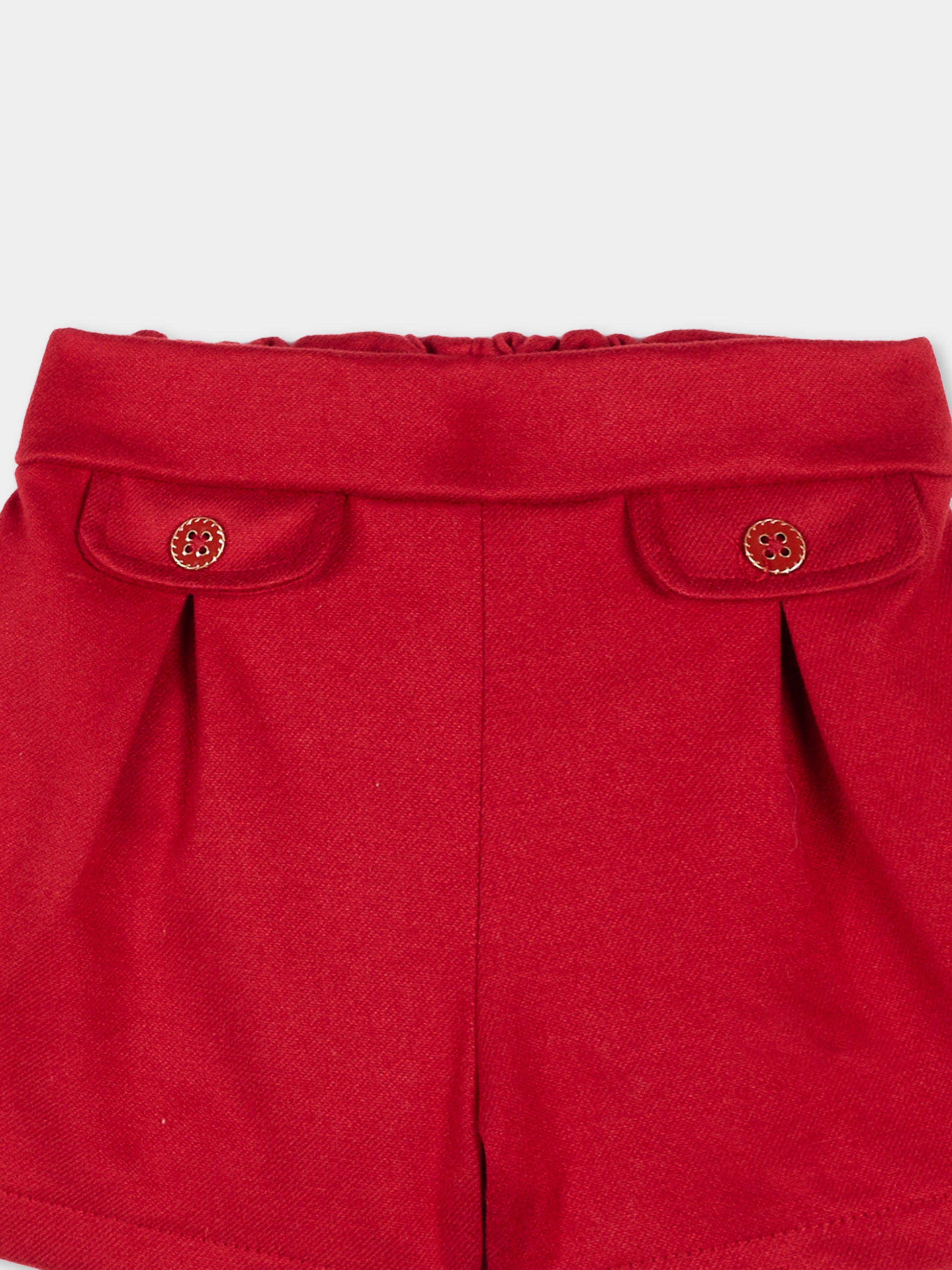 Shorts rossi per neonata,Mayoral,2202 035