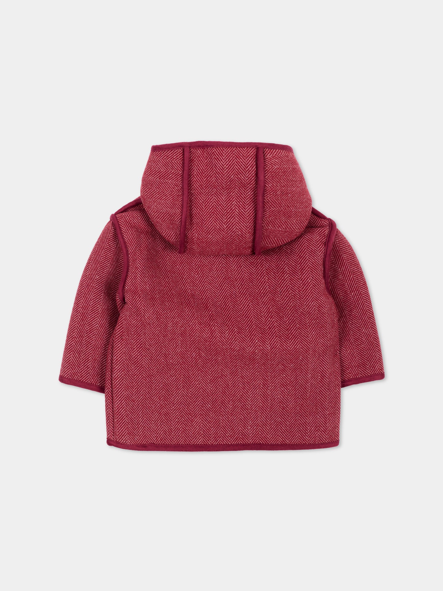 Cappotto bordeaux per neonata,Mayoral,2434 076