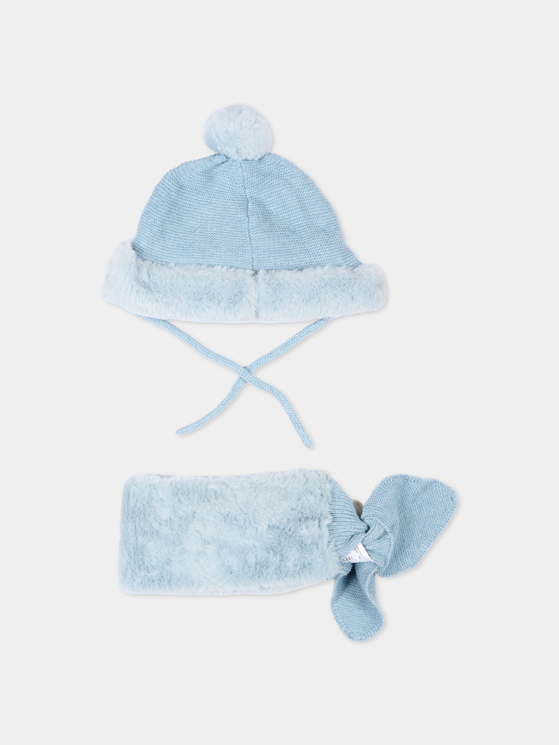 Set accessori celeste per neonata,Mayoral,10257 027