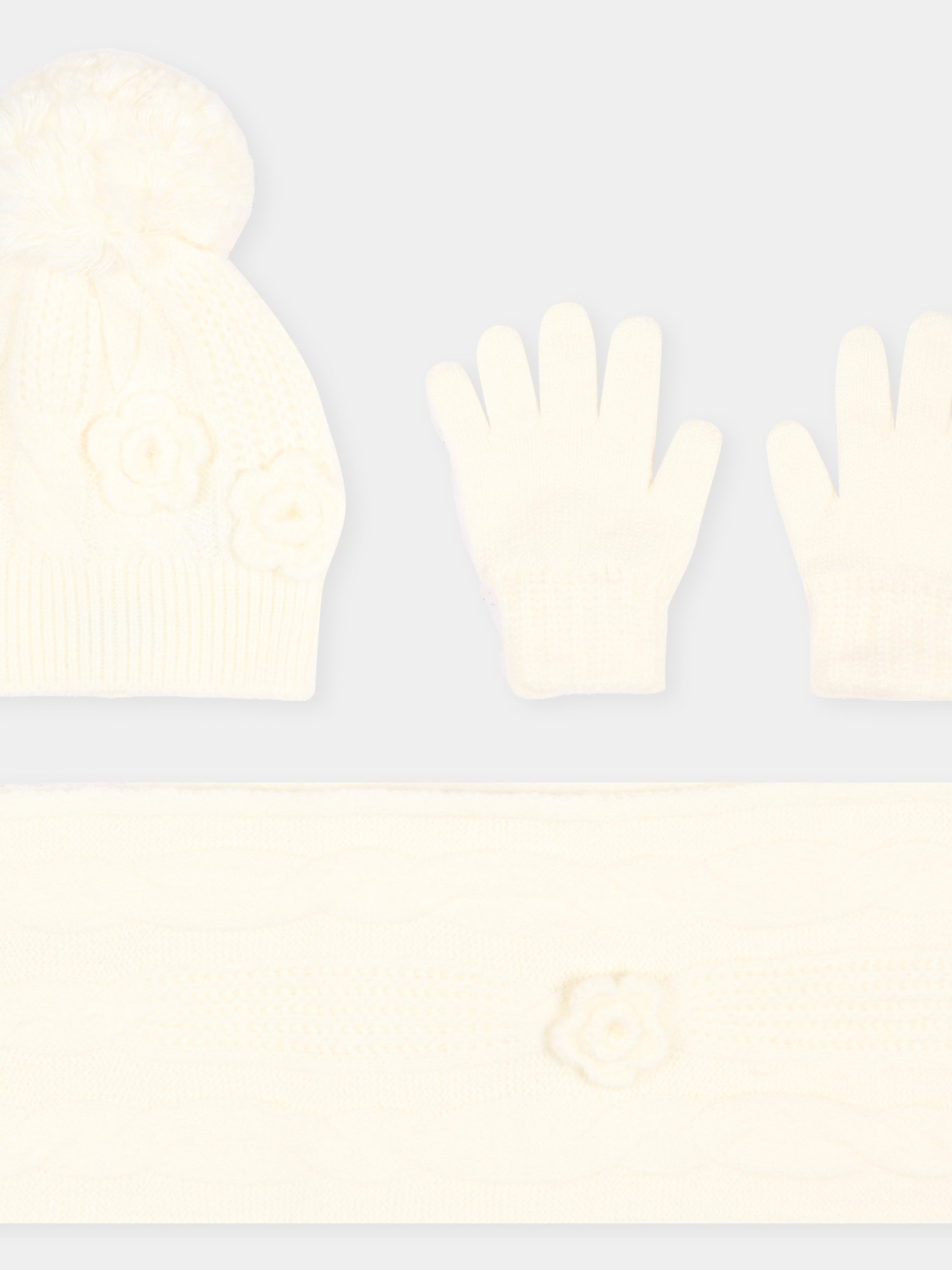 Set accessori avorio per bambina,Mayoral,10303 095