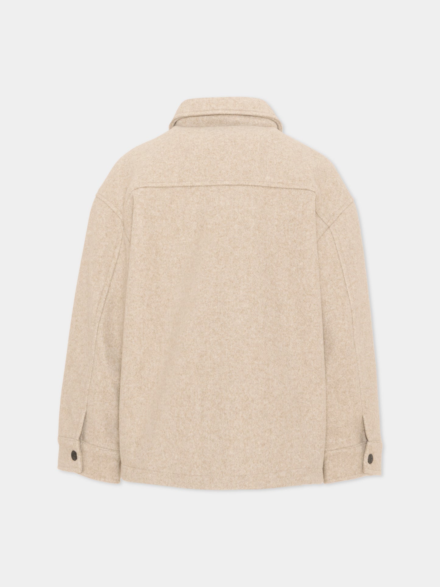 Cappotto beige per bambino melange,Mayoral,4467 040