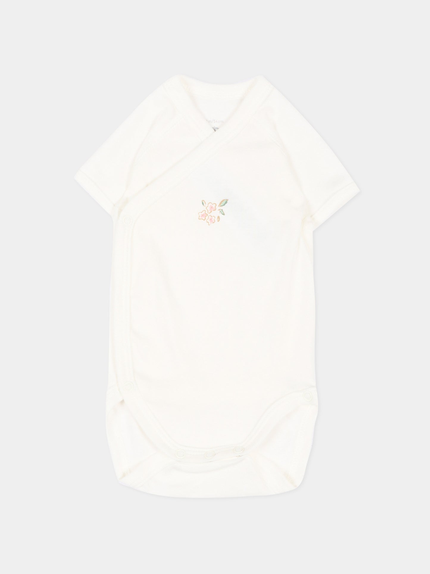 Set body multicolor per neonata con fiori,Petit Bateau,A0GHN 00