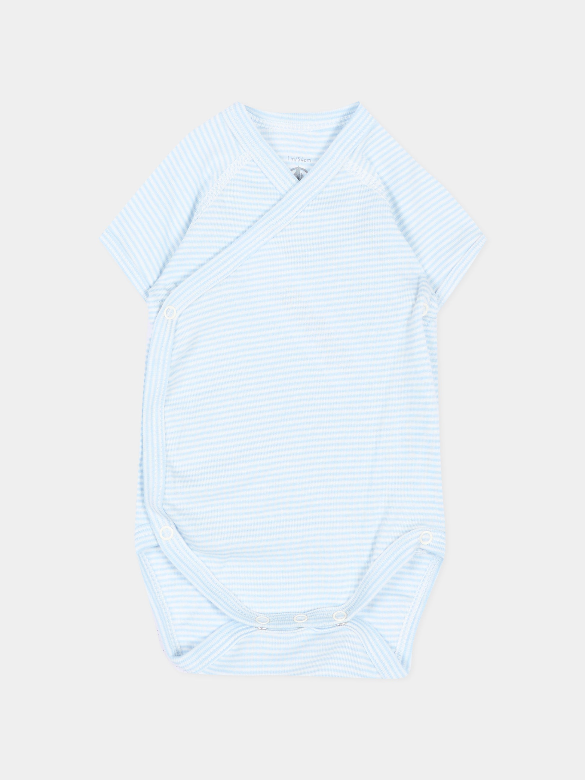 Set body multicolor per neonato con balene,Petit Bateau,A0GHM 00
