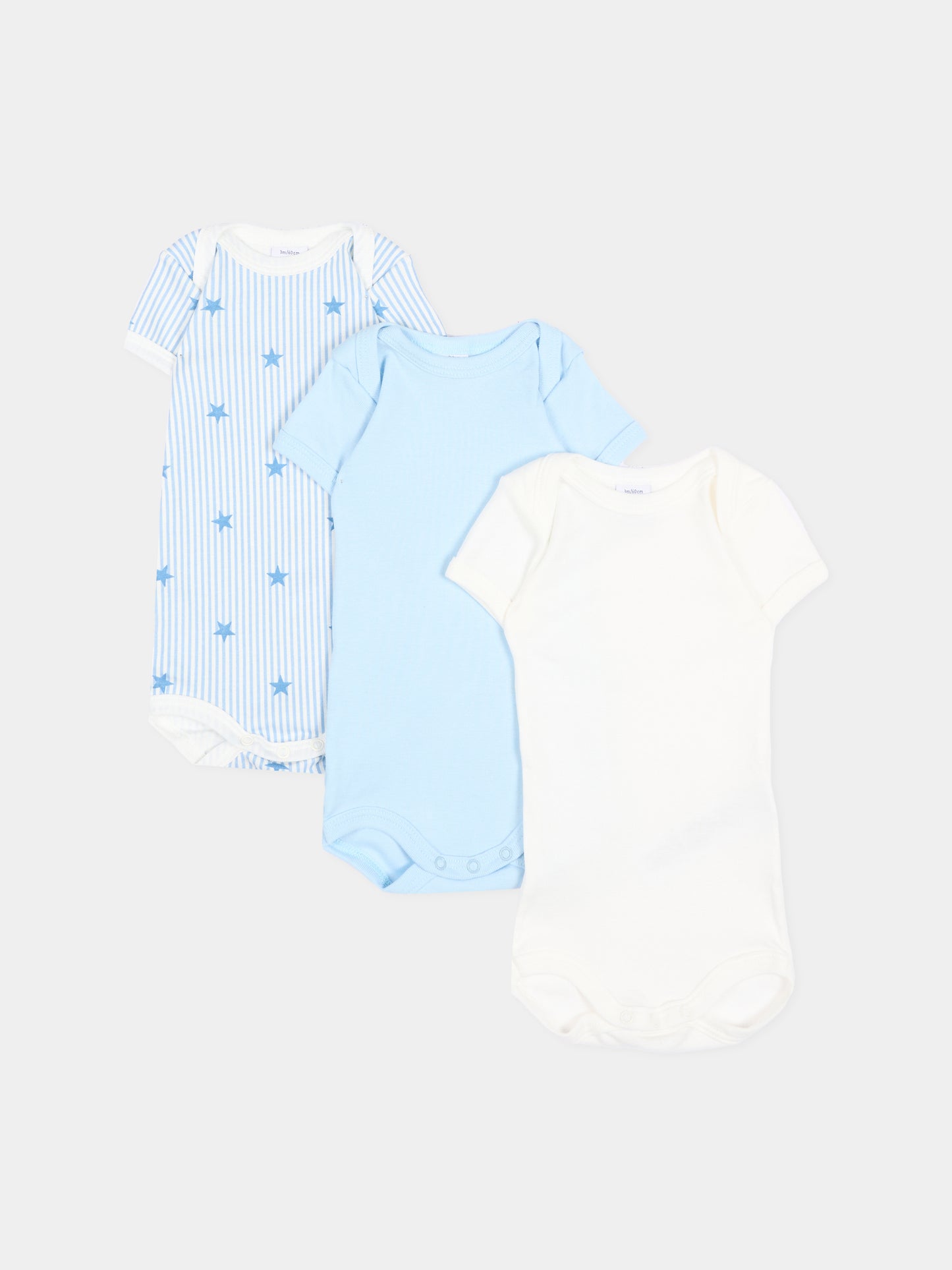 Body multicolor per neonato con stelle,Petit Bateau,A0GYB 00
