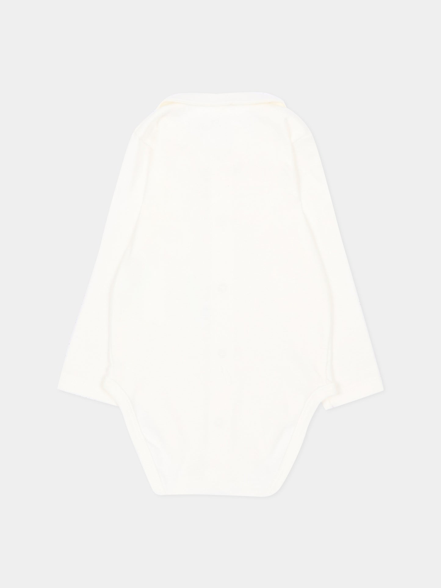 Salopette avorio a righe per neonati,Petit Bateau,A0H9R 01