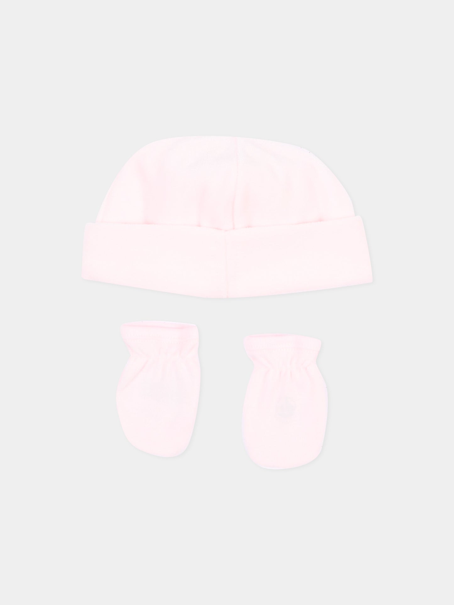 Set accessori rosa per neonata,Petit Bateau,A0G9R 00