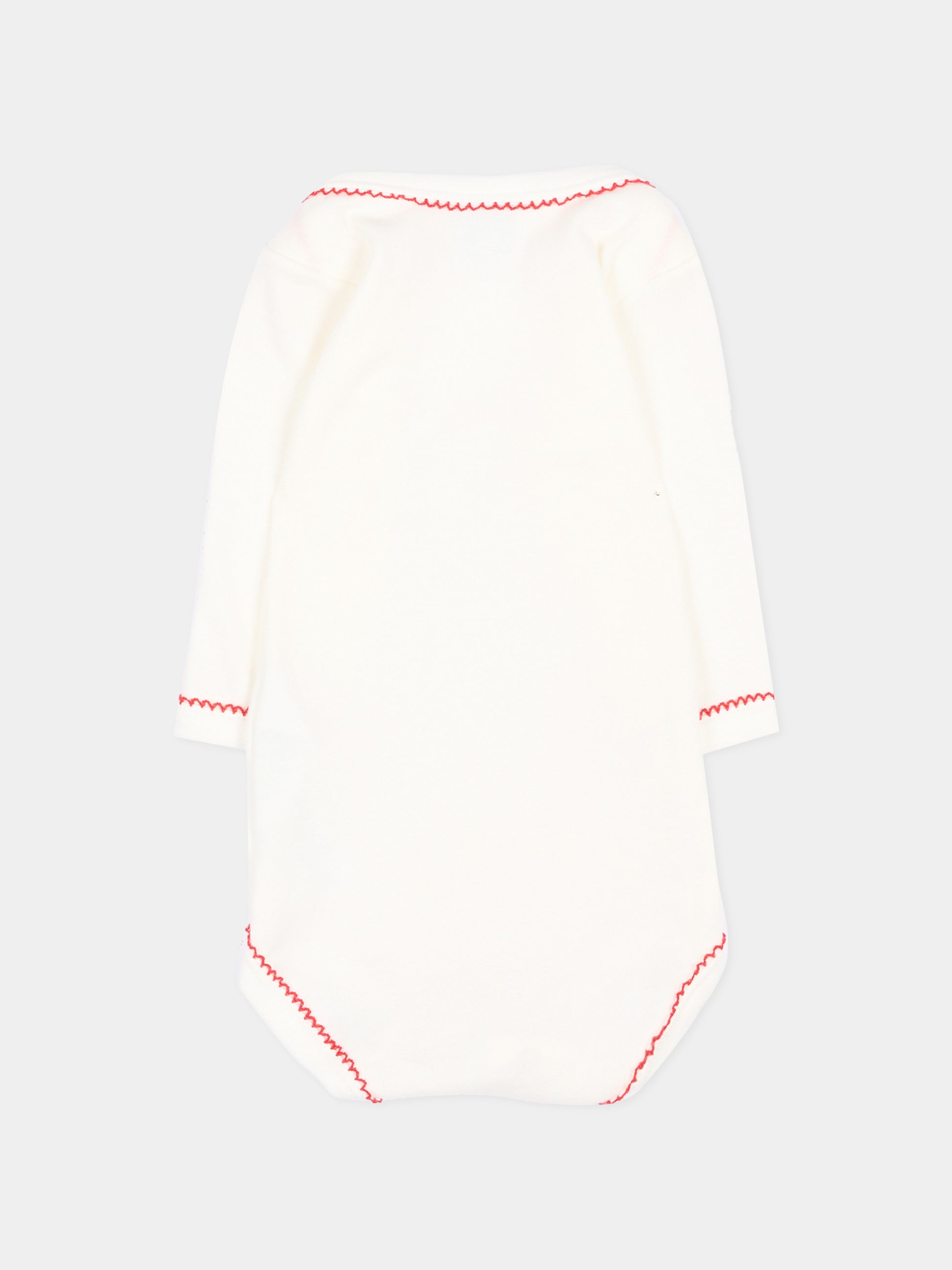 Body multicolor per neonata con cuori,Petit Bateau,A0GYS 00