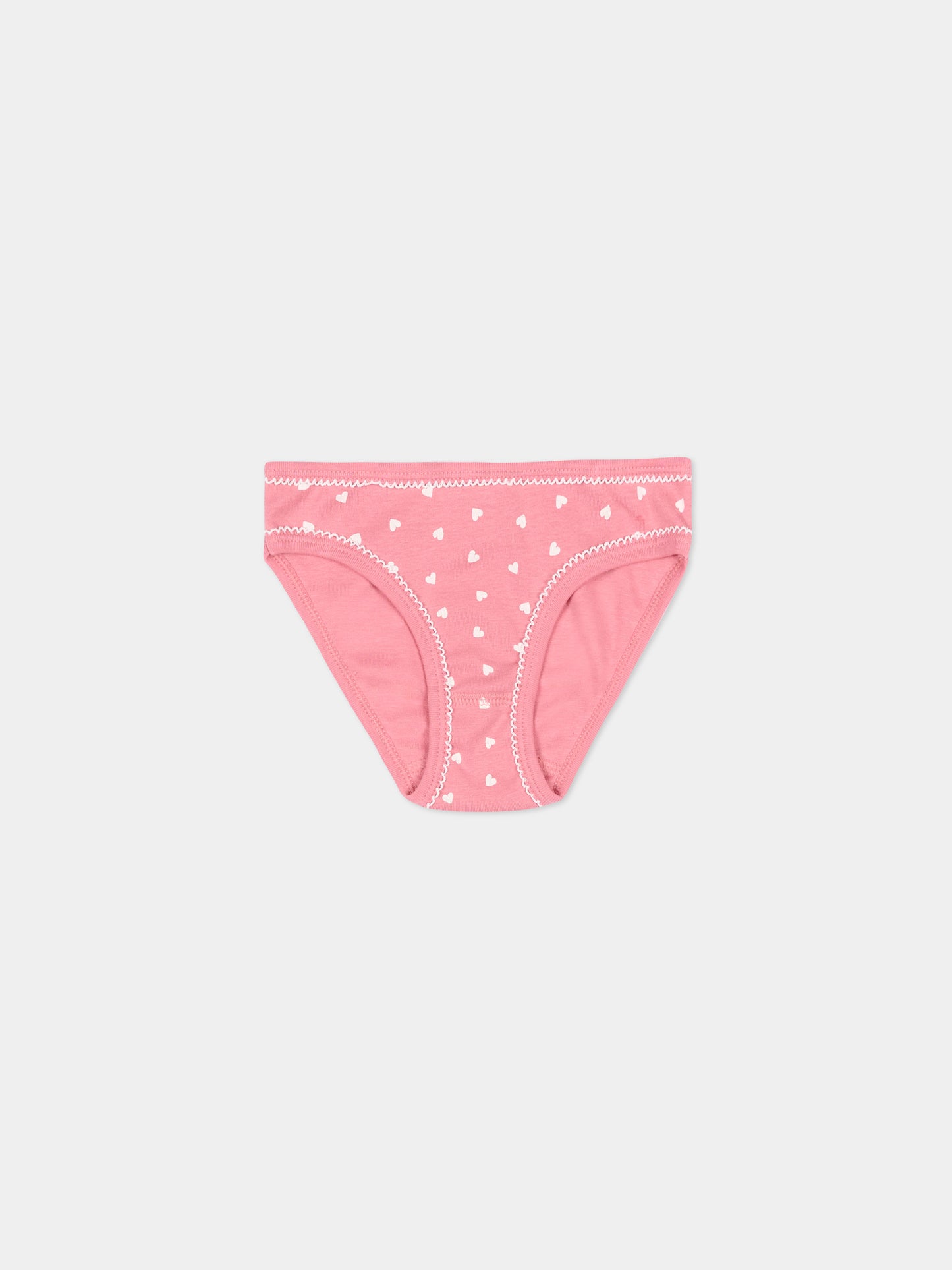 Slip multicolor per bambina con cuori,Petit Bateau,A0GNA 00