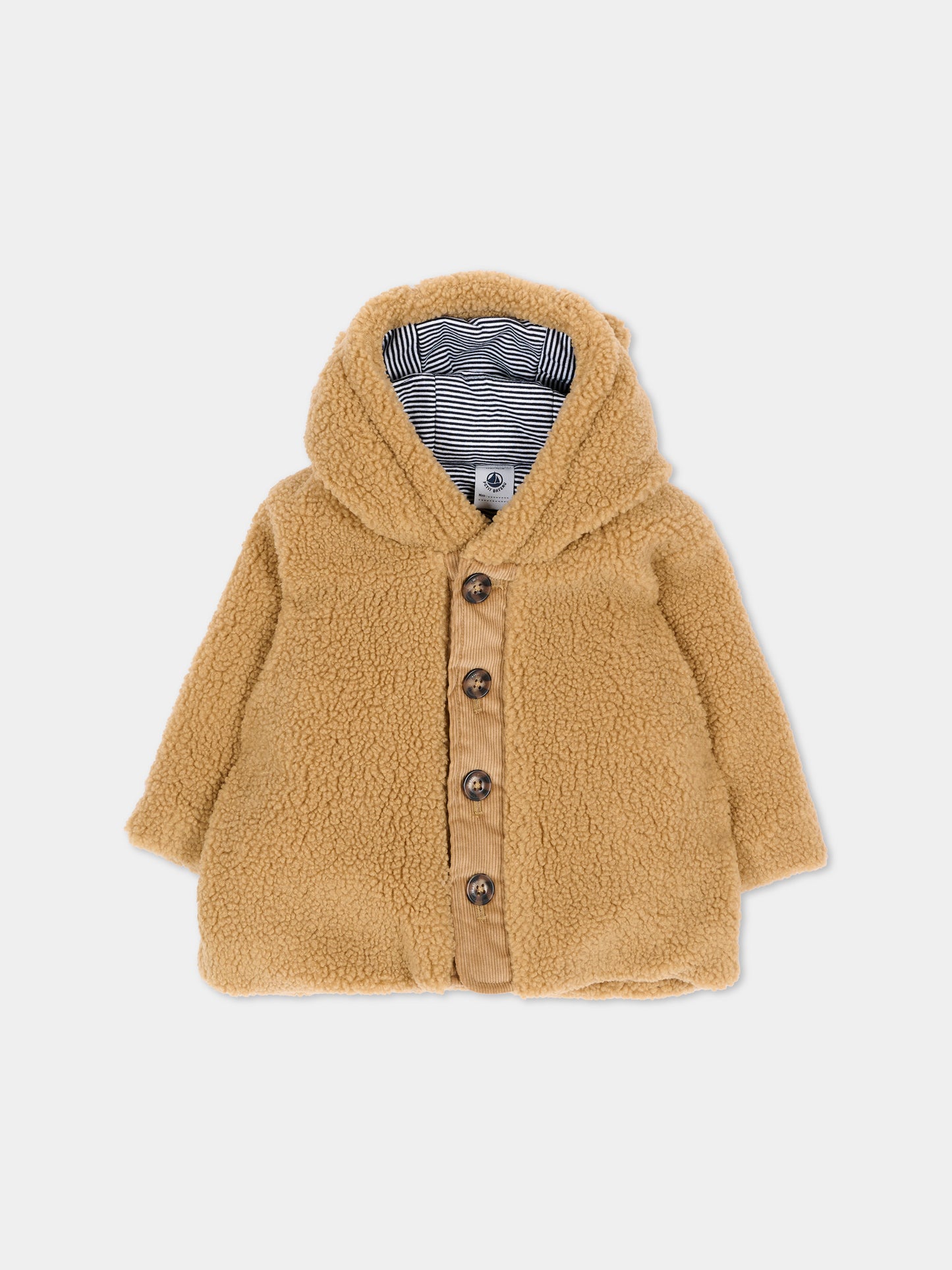 Ecopelliccia beige per neonato,Petit Bateau,A0GV7 01