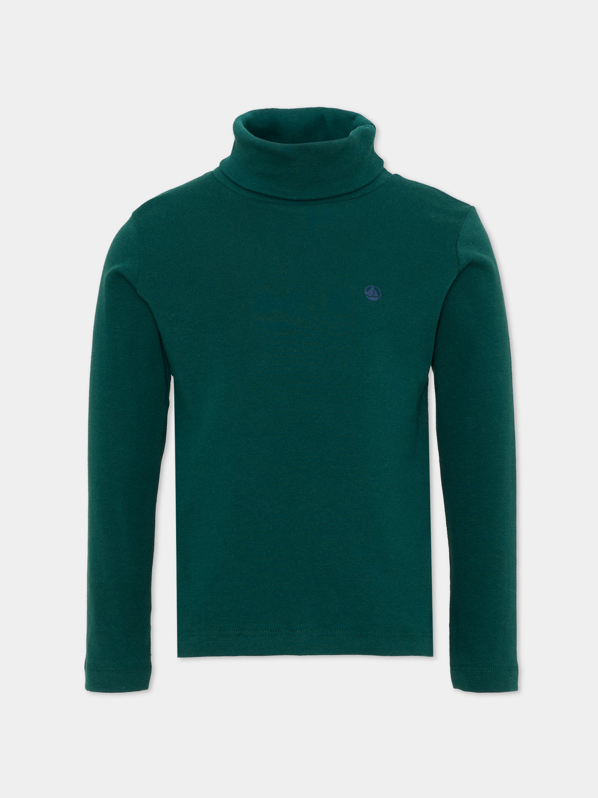 Dolcevita verde per bambini con logo,Petit Bateau,A0GVF 13