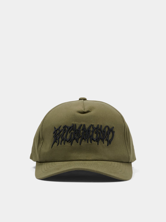 Cappello verde per bambino con logo,Richmond,RBA26132BT GREEN_MIL. GREEN MILITARY