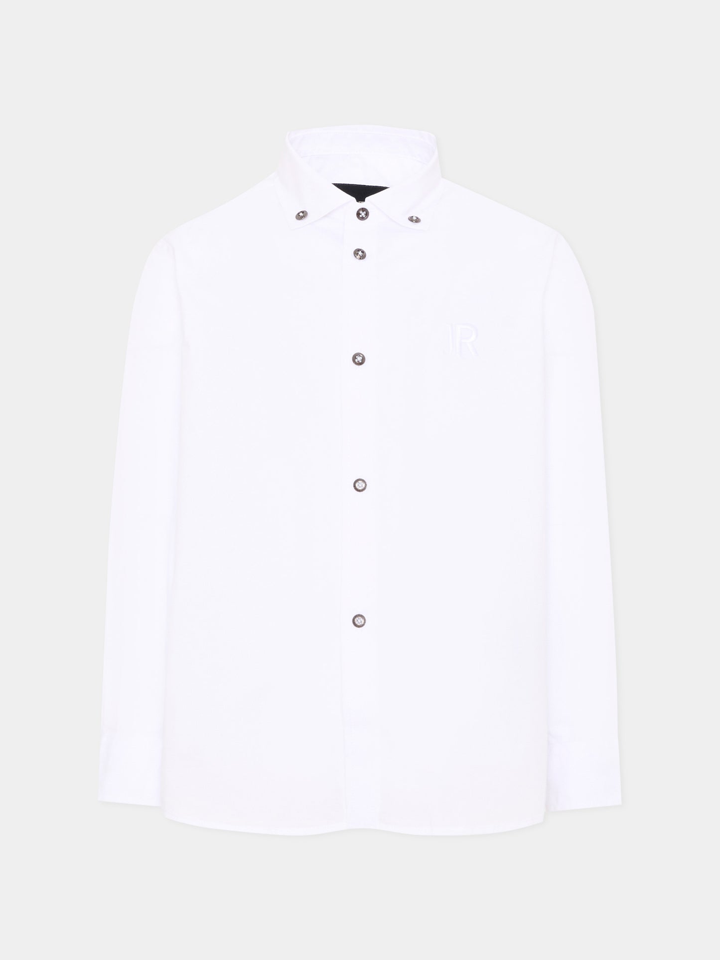Camicia a manica lunga bianca per bambino logo,Richmond,RBA26102CA WHITE WHITE