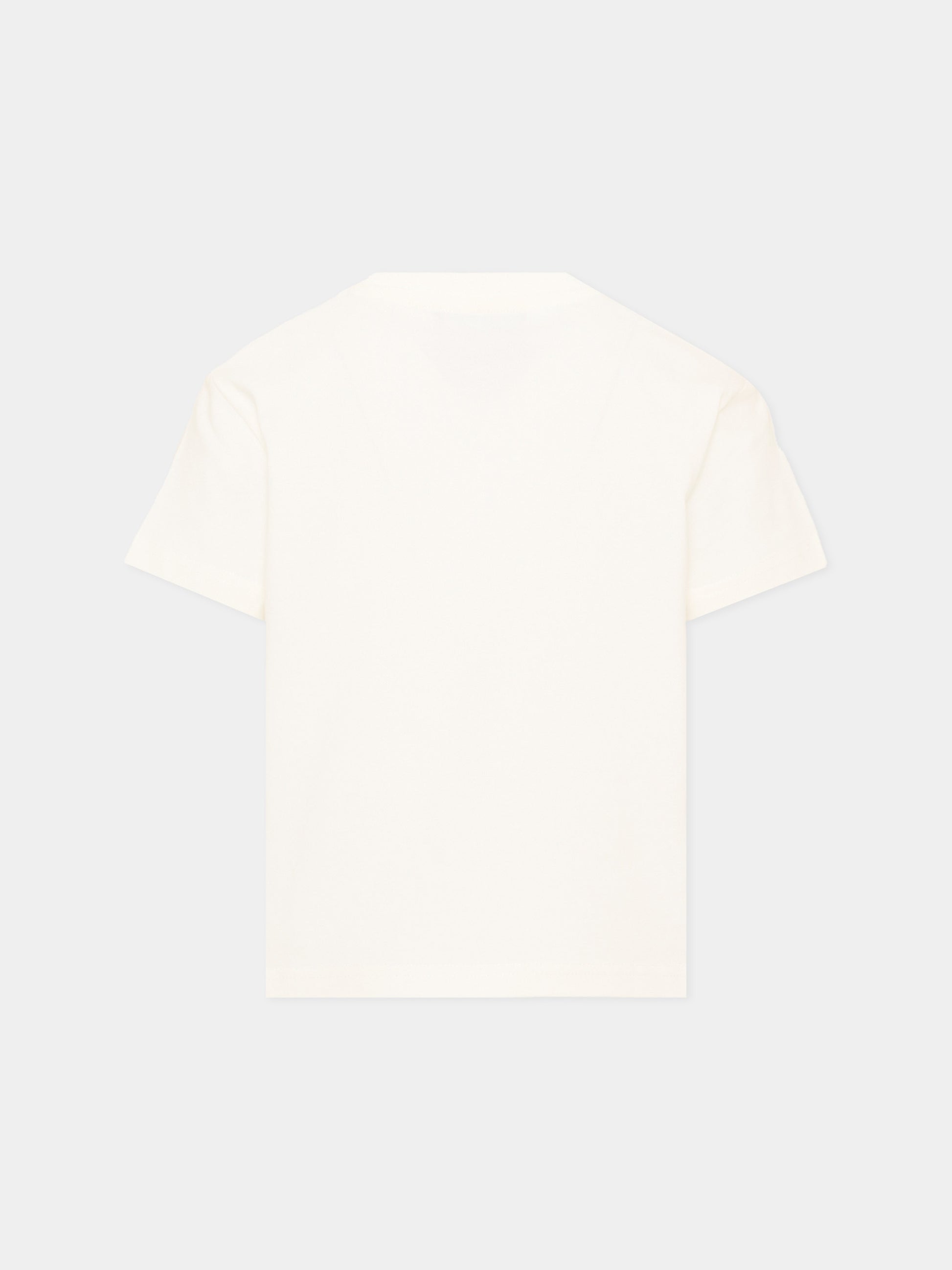 T-shirt avorio per bambina con logo,Richmond,RGA26165TS OFF-WHITE OFF-WHITE