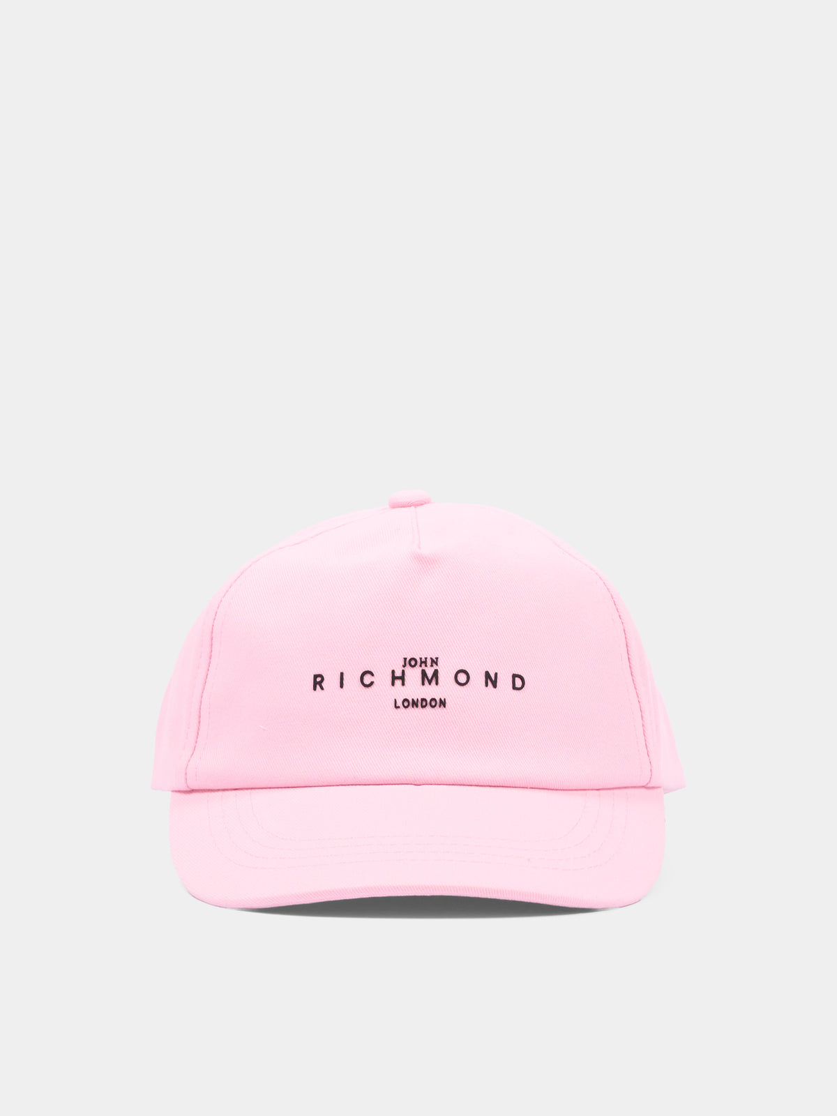 Cappello rosa per bambina con logo,Richmond,RBA26166BT PINK_BEG. PINK BEGONIA