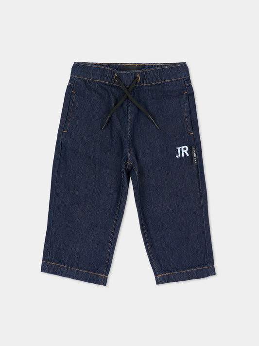 Jeans denim per neonato con logo,Richmond,RIA26070JE D.BLUE_DK DENIM BLUE DARK