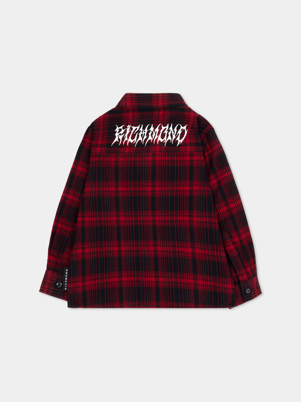 Camicia a manica lunga rossa in tartan per neonato,Richmond,RIA26046CA RED_TARTAN RED TARTAN