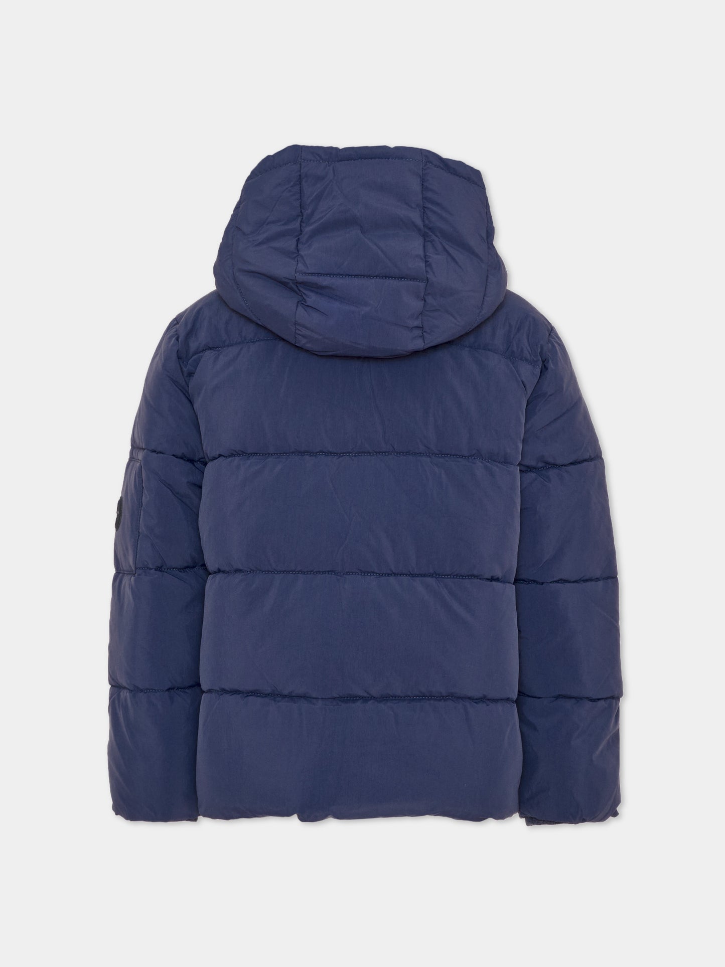 Piumino blu per bambini con cappuccio,North Sails,NBA26074PI BLUE NAVY