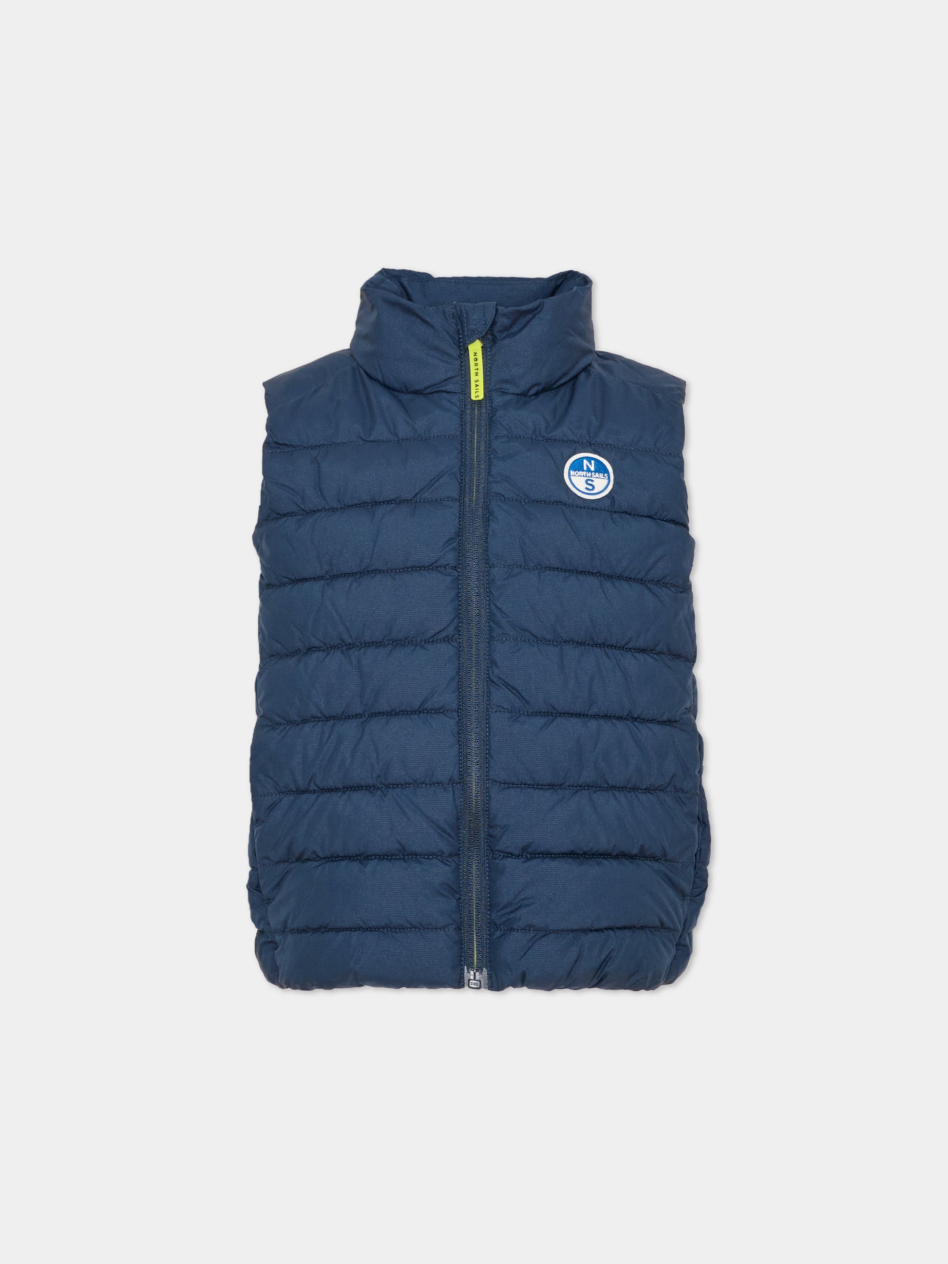 Gilet blu per bambini trapuntato,North Sails,NBA26073PI BLUE NAVY