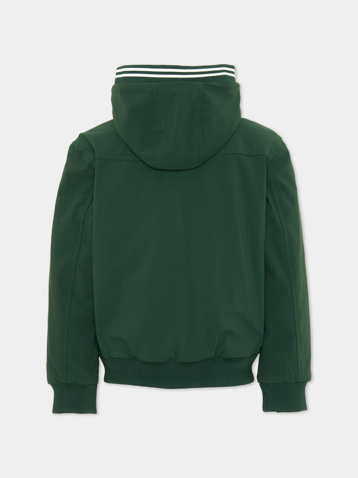 Giubbotto verde per bambino con cappuccio,North Sails,NBA26017GB GREEN