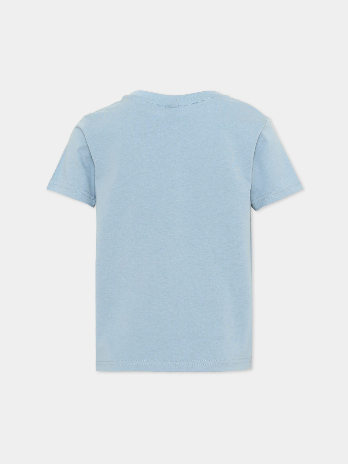 T-shirt azzurra per bambino con logo,North Sails,NBA26091TS BLUE STEEL