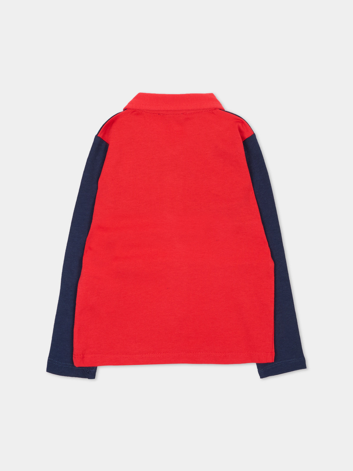 Red long sleeve polo for Baby Boy