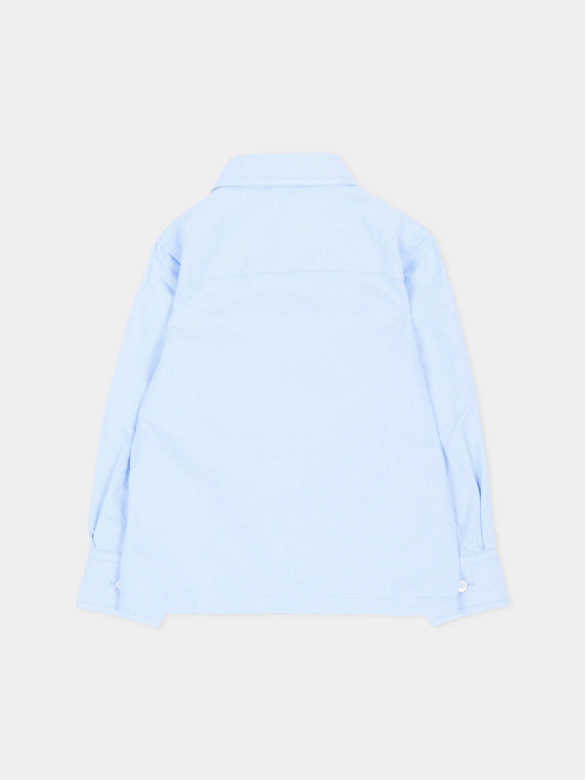 Camicia azzurra per neonato,Trussardi Junior,TIA26046CA SKY SKY
