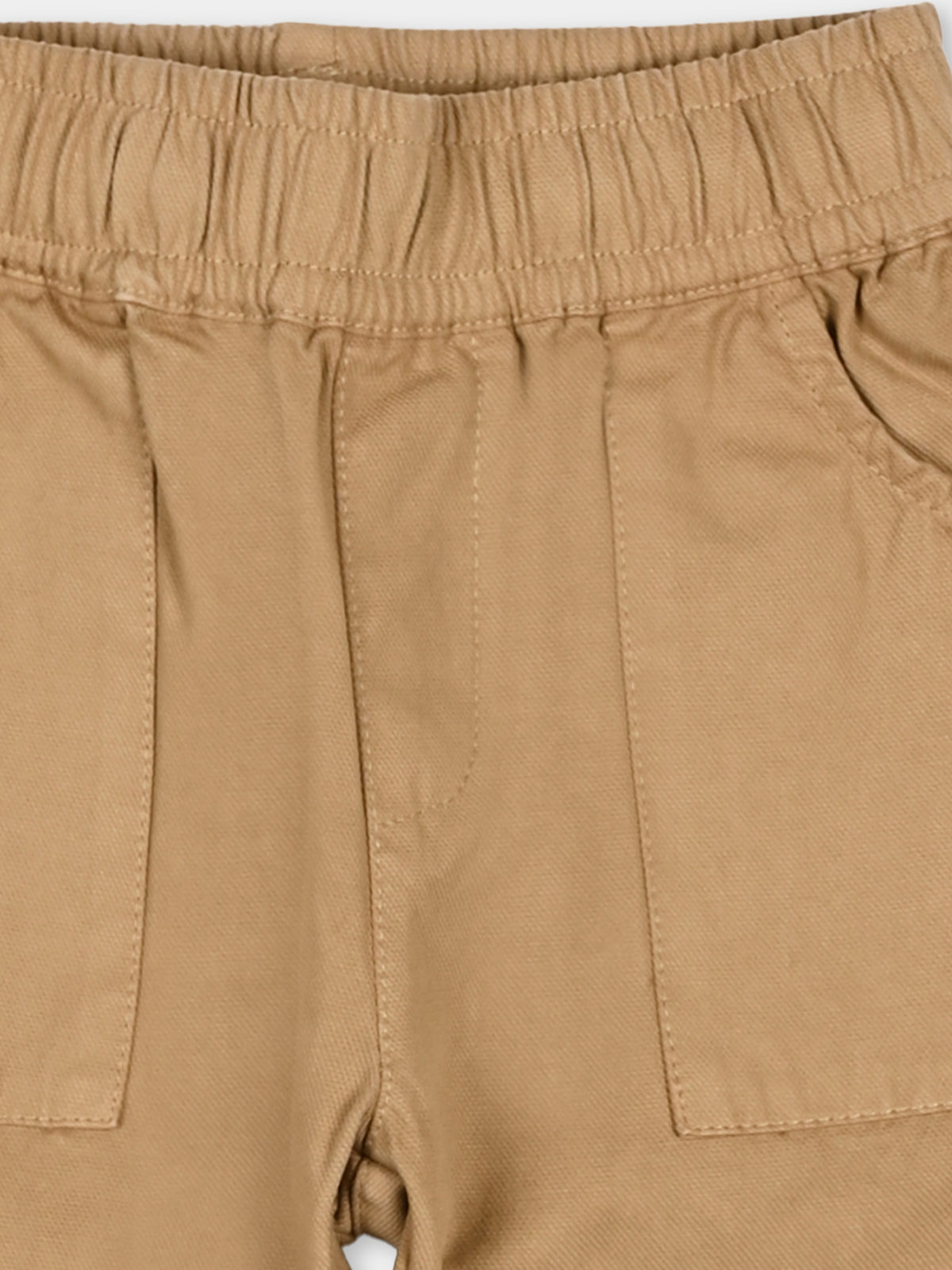 Pantalone beige per neonato,Trussardi Junior,TIA26117PA BROWN BROWN