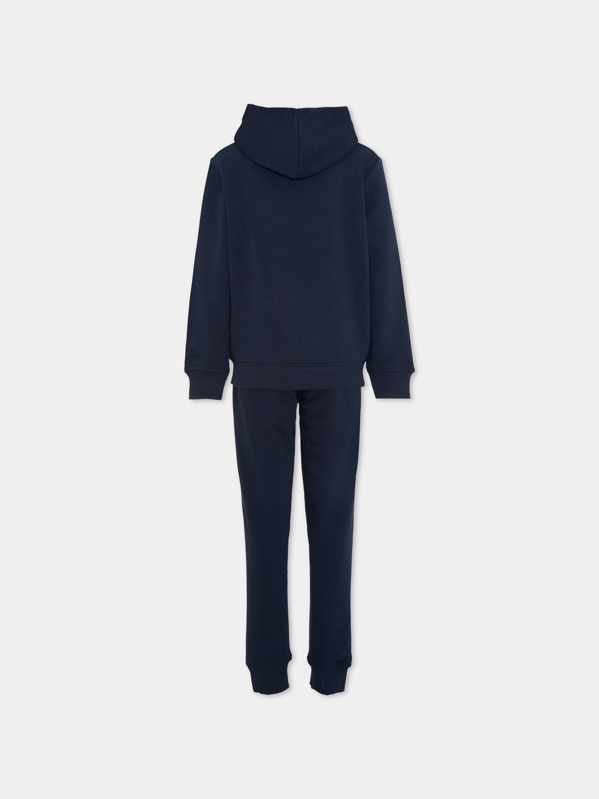 Completo sportivo lungo blu per bambino,Trussardi Junior,TBA26069CF BLUE_N/B.N BLUE NAVAL