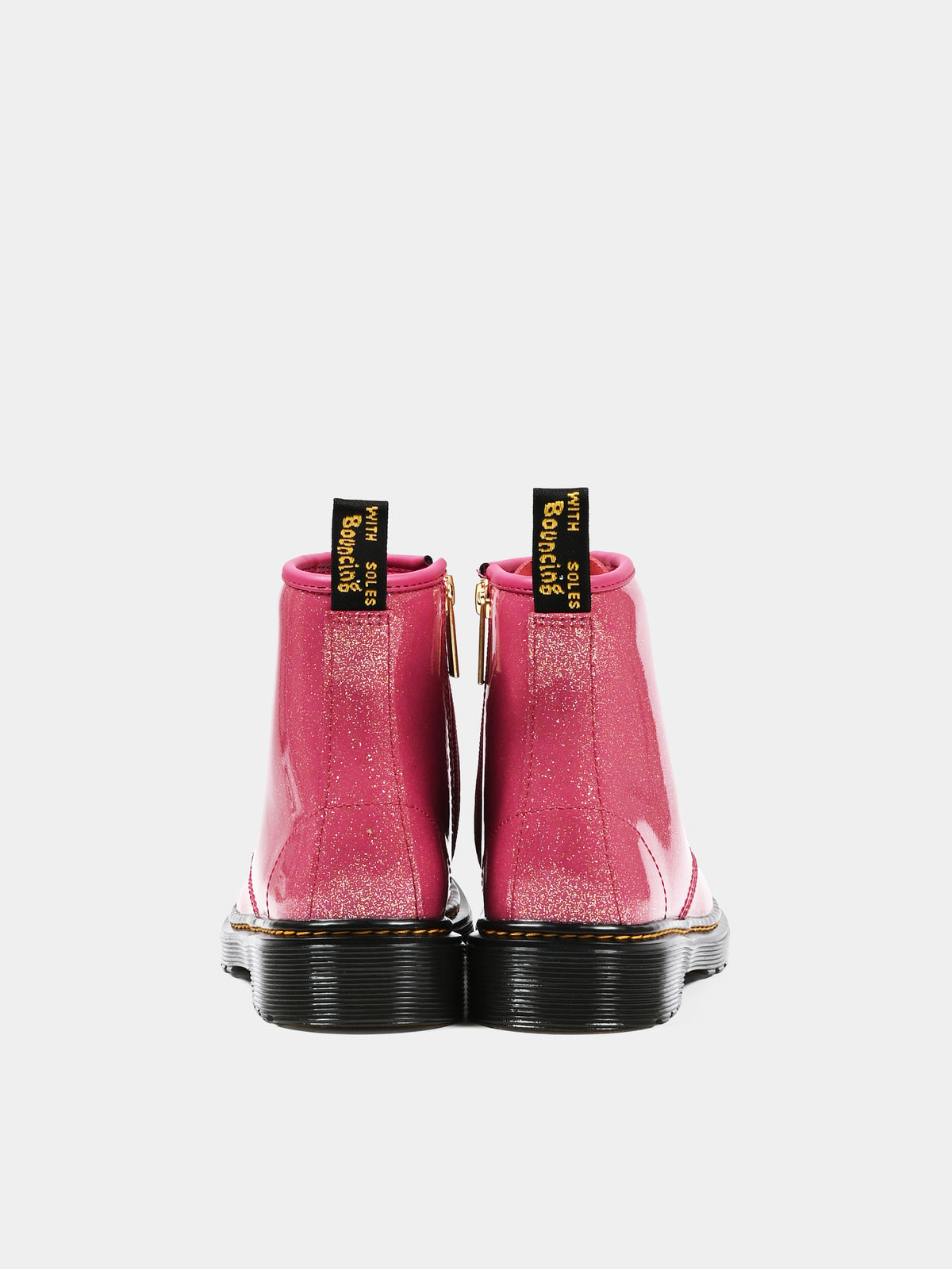 Anfibi fucsia 1460 per bambina glitter,Dr. Martens,1460 J 41435650 FUCHSIA NEBULA GLITTER